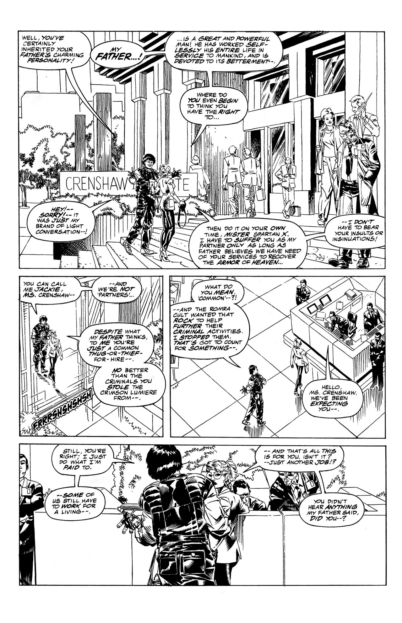 Read online Jackie Chan's Spartan X: Hell Bent Hero For Hire comic -  Issue #1 - 17