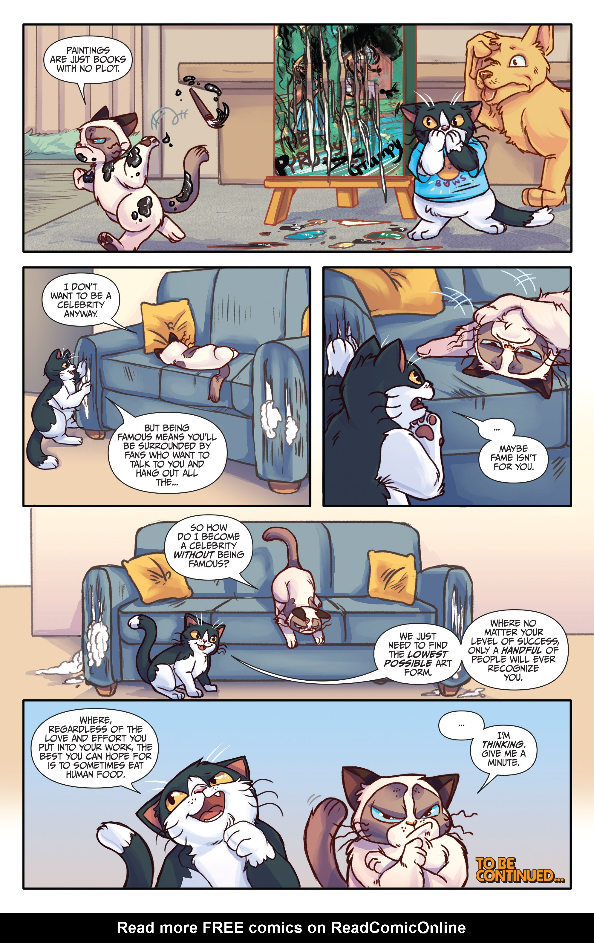 Read online Free Comic Book Day 2016 comic -  Issue # Grumpy Cat - 19