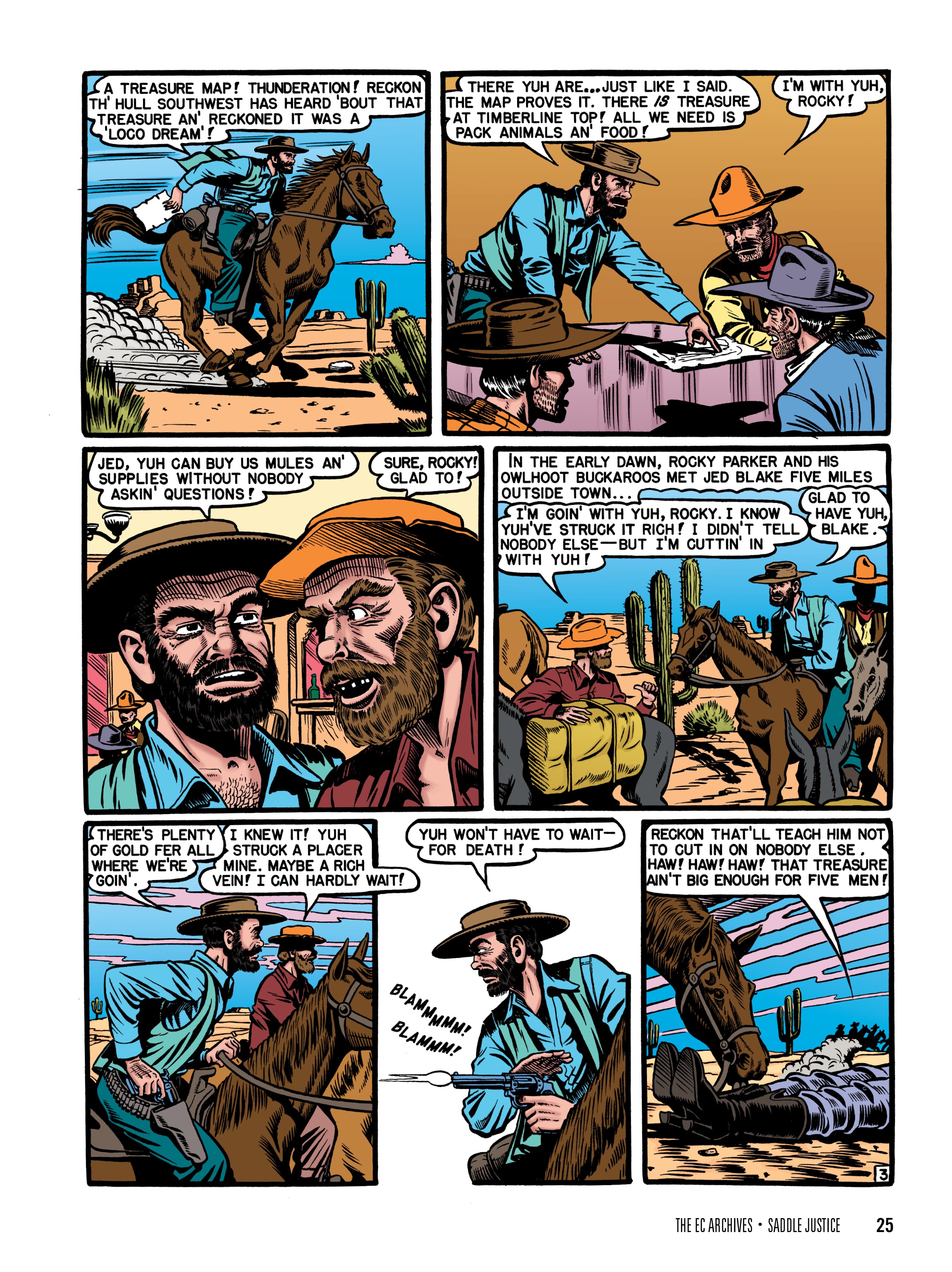 Read online The EC Archives: Saddle Justice comic -  Issue # TPB (Part 1) - 27