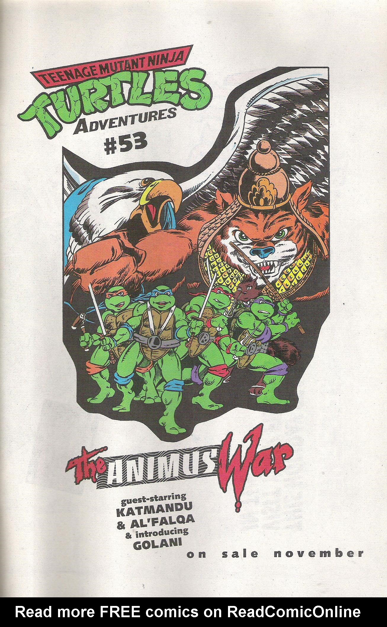 Read online Teenage Mutant Ninja Turtles Adventures (1989) comic -  Issue # _Special 7 - 45