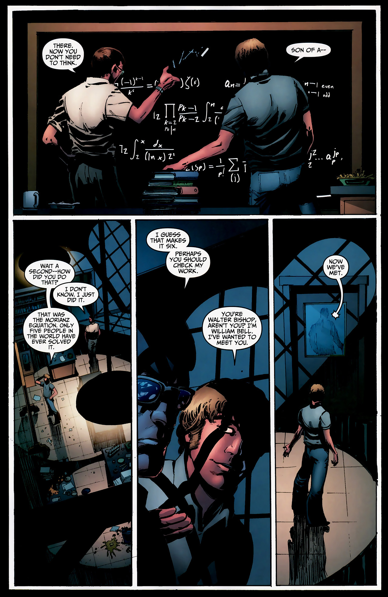 Read online Fringe comic -  Issue #1 - 6