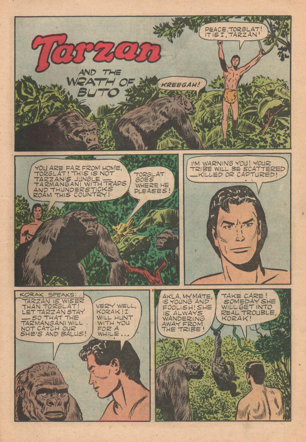 Read online Tarzan (1948) comic -  Issue #31 - 19