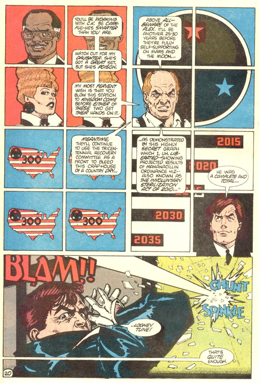 Read online American Flagg! comic -  Issue #3 - 21