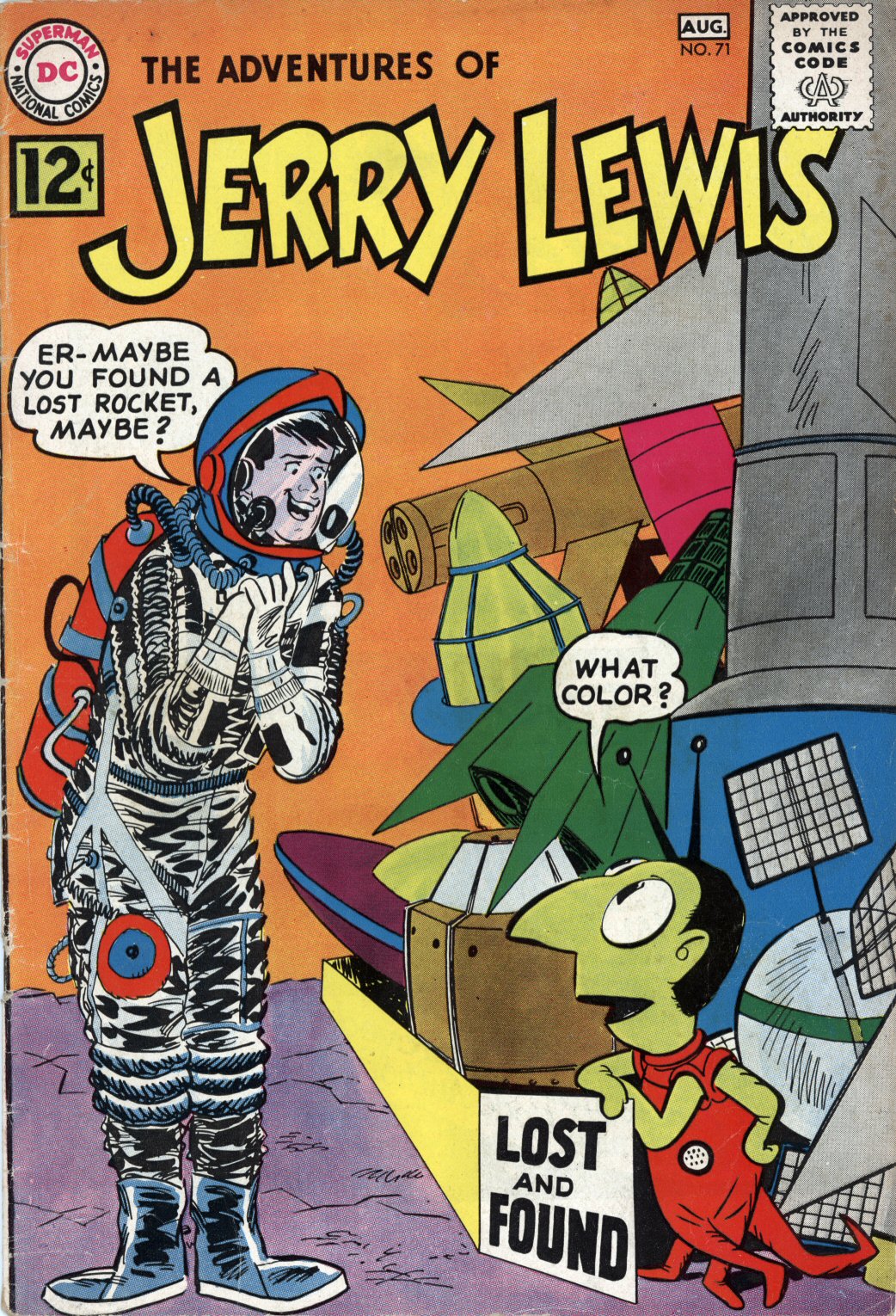 Read online The Adventures of Jerry Lewis comic -  Issue #71 - 1
