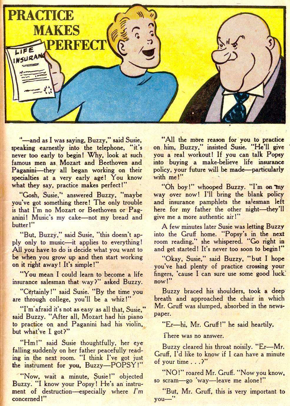 Read online Buzzy comic -  Issue #33 - 39