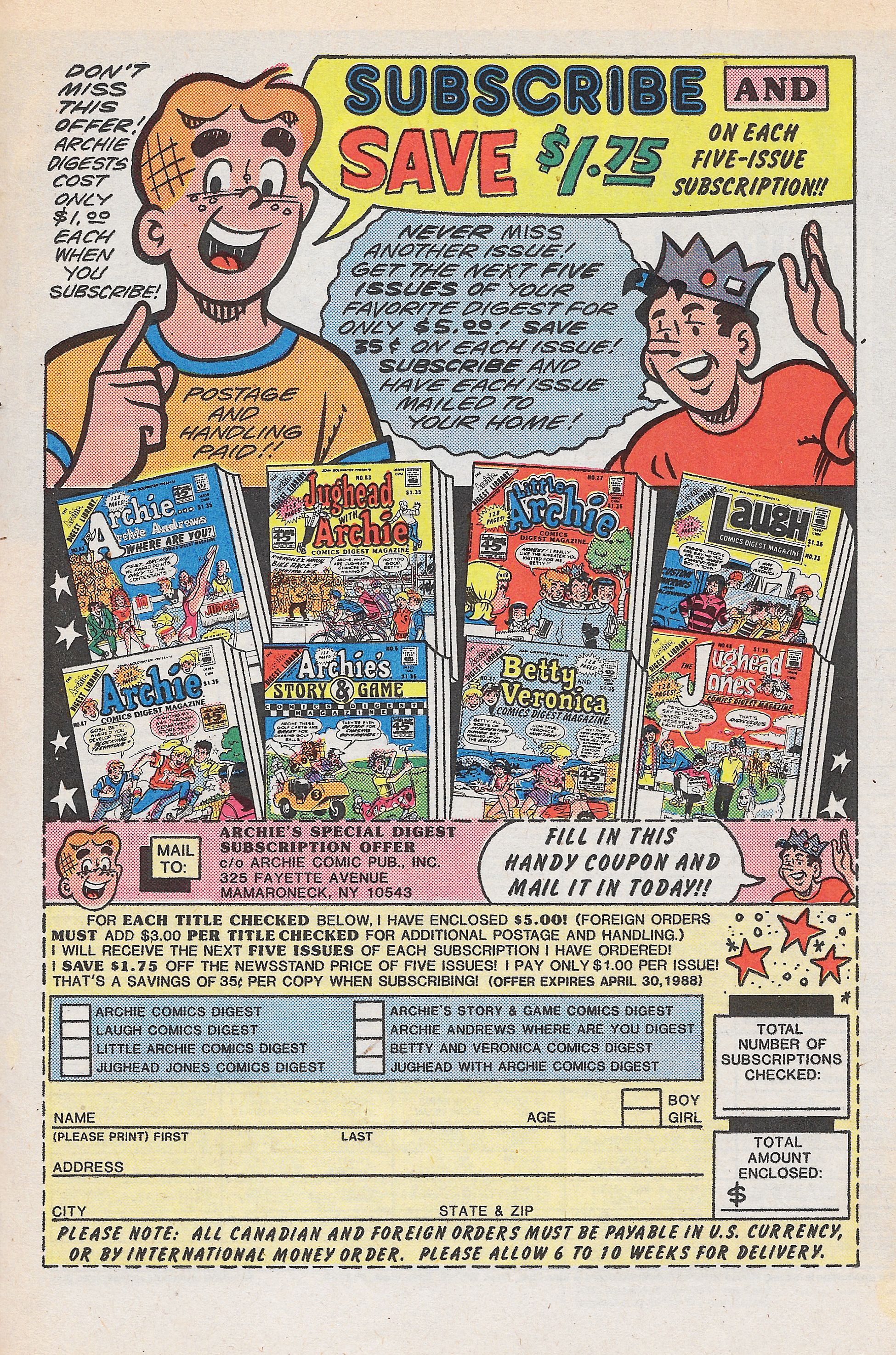 Read online Life With Archie (1958) comic -  Issue #264 - 25