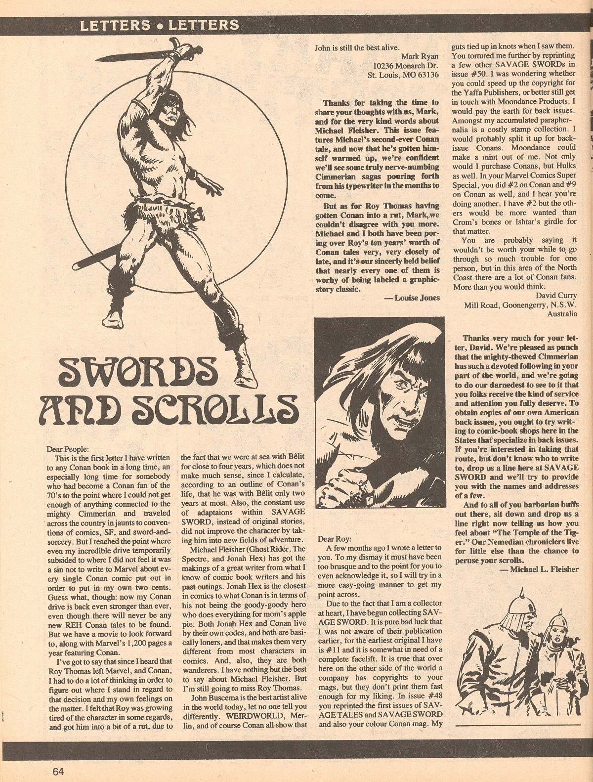 Read online The Savage Sword Of Conan comic -  Issue #62 - 64