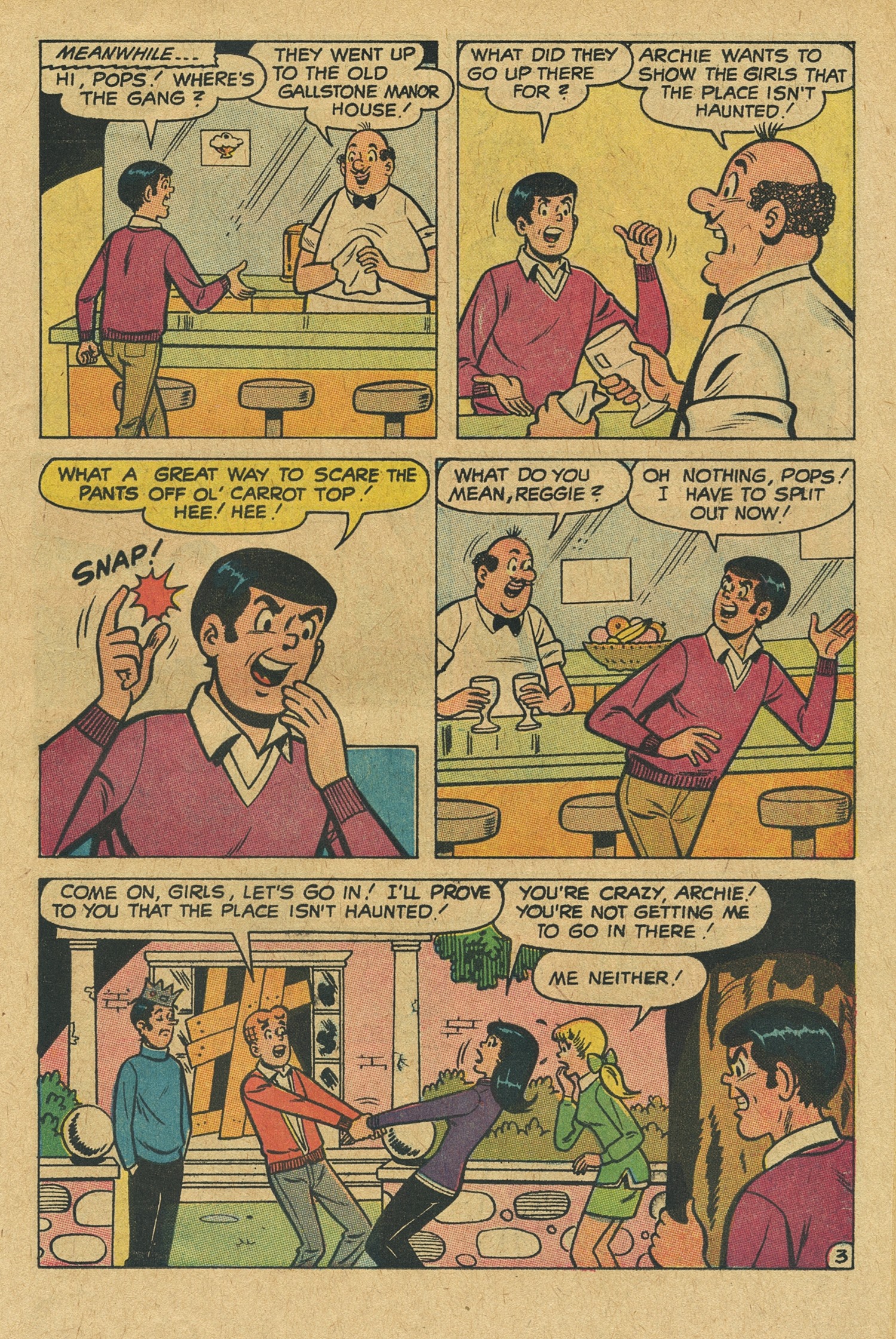 Read online Reggie and Me (1966) comic -  Issue #35 - 15