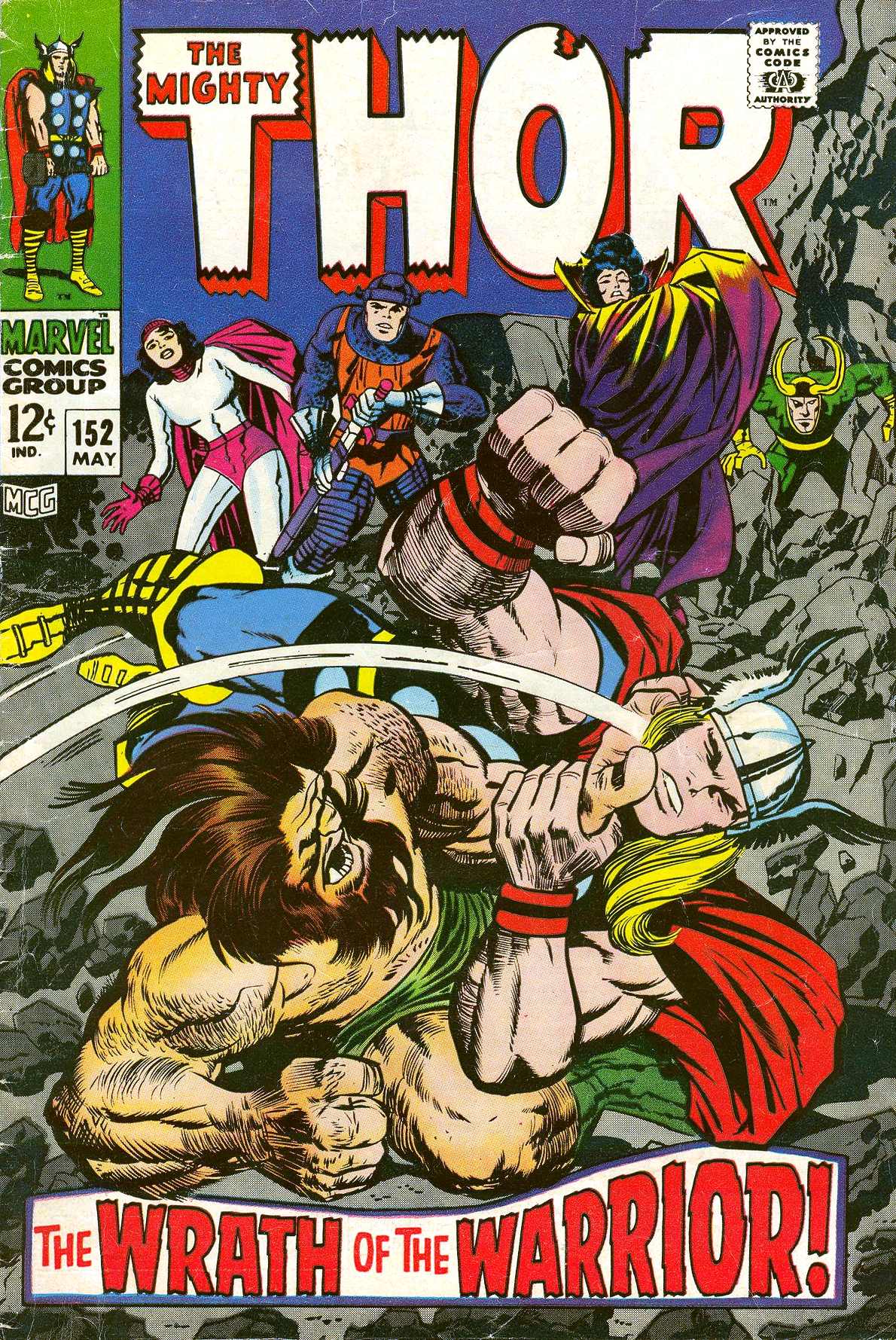 Read online Thor (1966) comic -  Issue #152 - 1