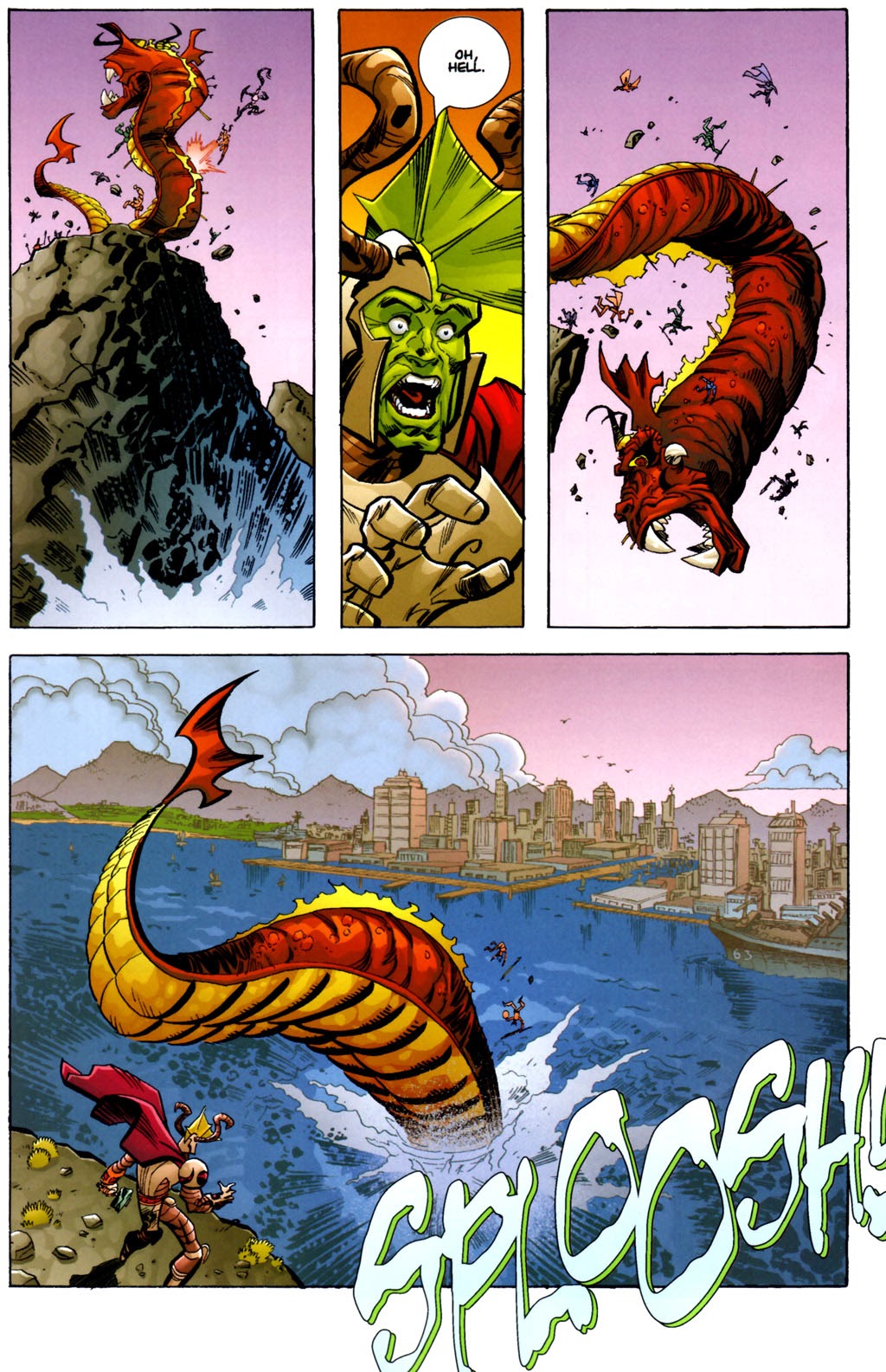 Read online Savage Dragon: God War comic -  Issue #4 - 8