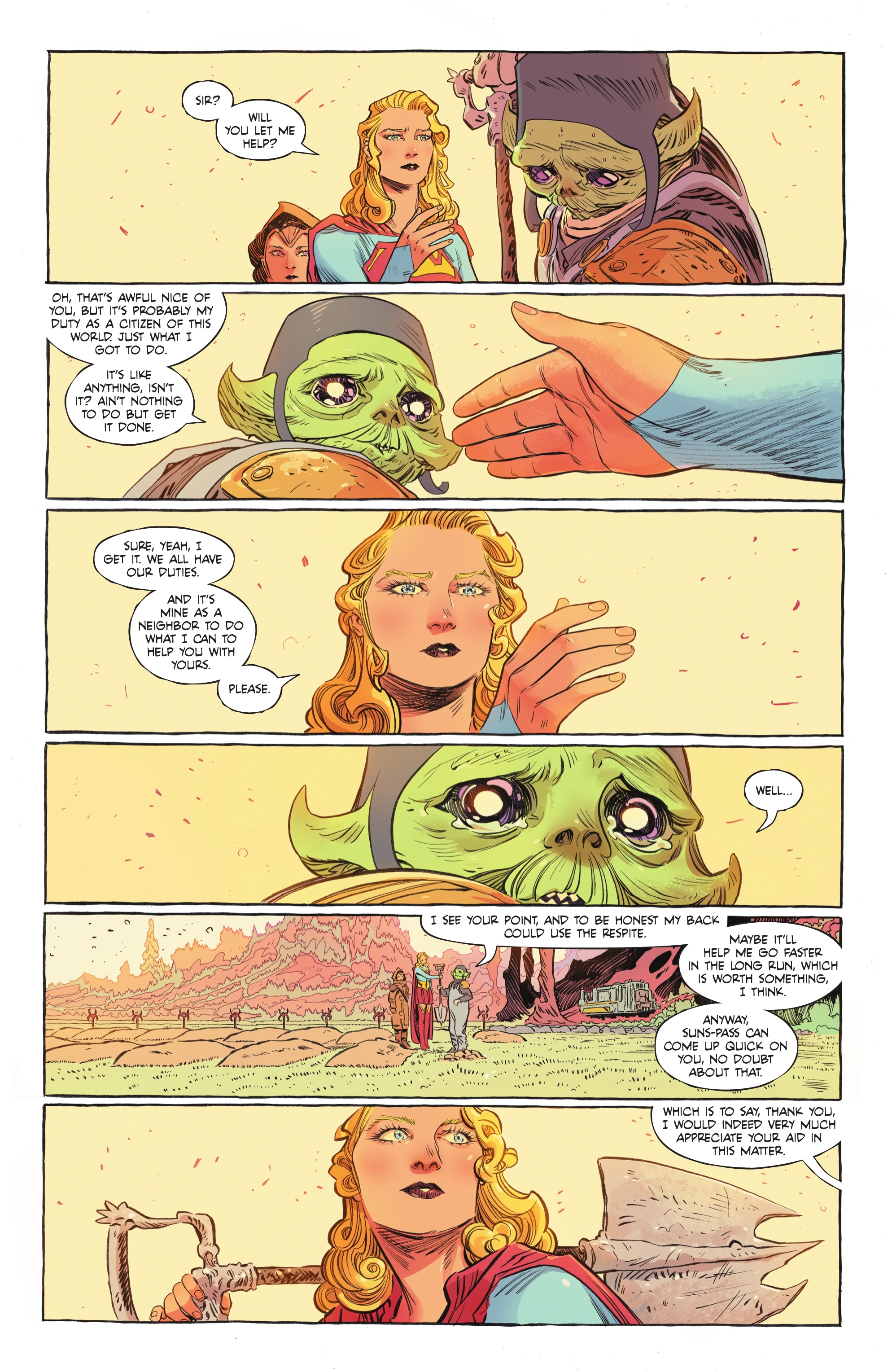 Read online Supergirl: Woman of Tomorrow comic -  Issue #4 - 10
