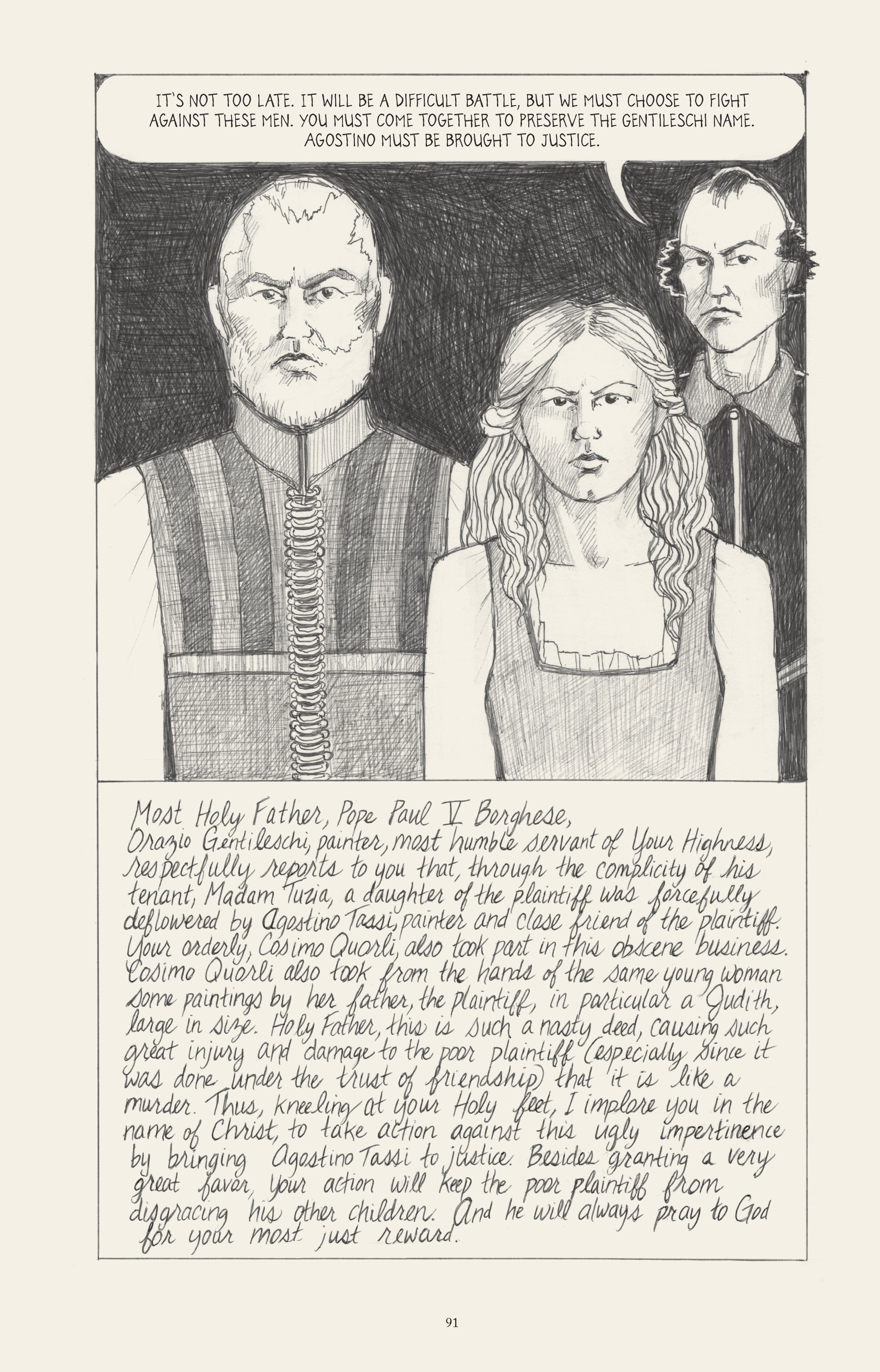 Read online I Know What I Am: The Life and Times of Artemisia Gentileschi comic -  Issue # TPB (Part 1) - 99