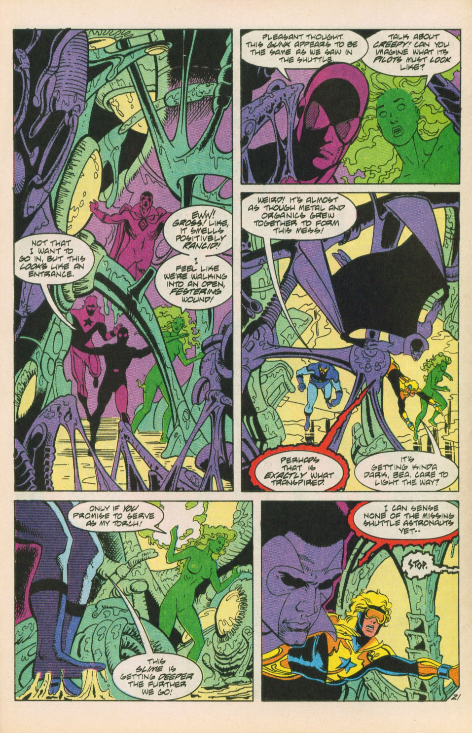 Read online Justice League America comic -  Issue #67 - 22