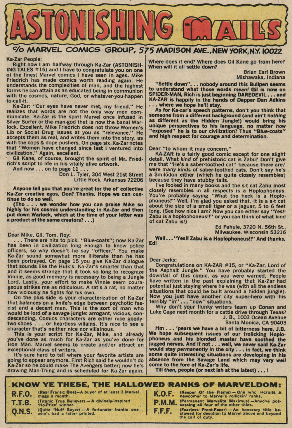 Read online Astonishing Tales (1970) comic -  Issue #17 - 22