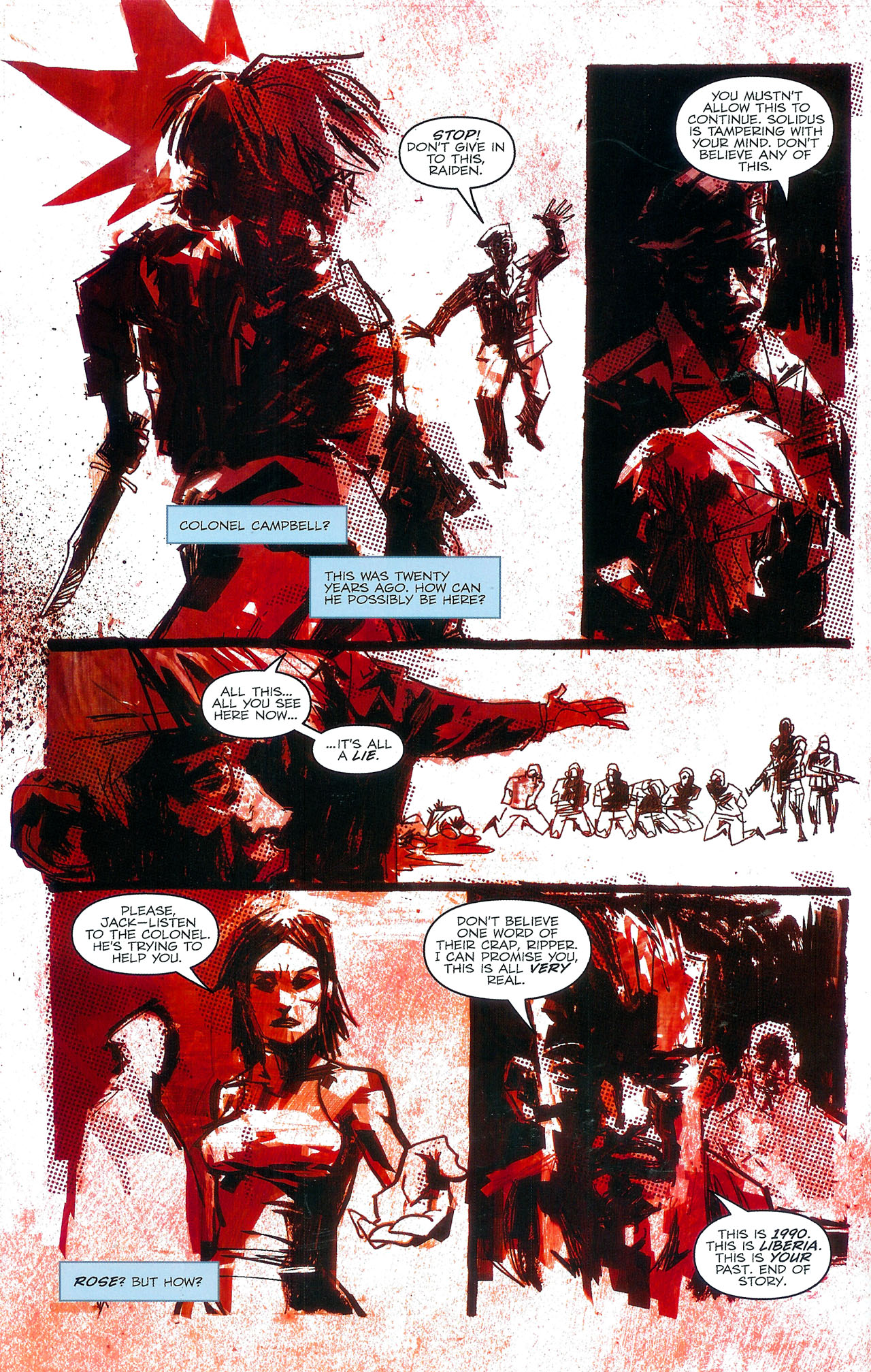 Read online Metal Gear Solid: Sons of Liberty comic -  Issue #9 - 6