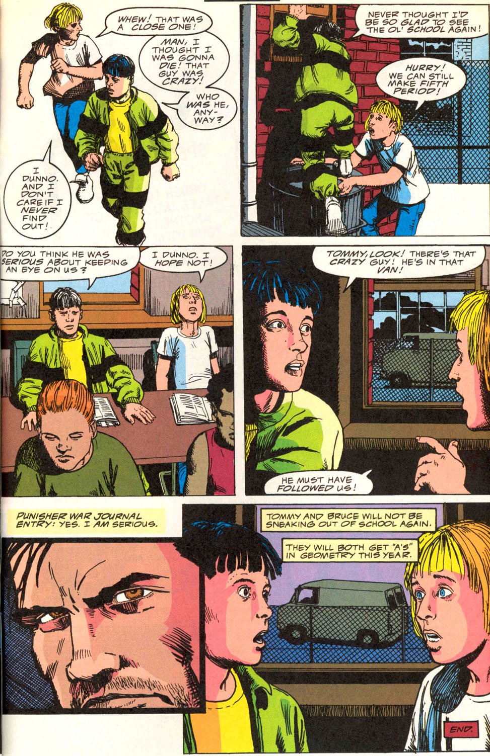 Read online The Punisher Back to School Special comic -  Issue #1 - 54