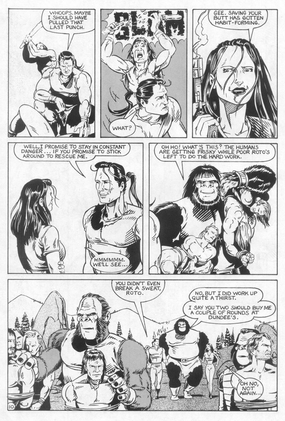 Read online Planet of the Apes (1990) comic -  Issue #24 - 12