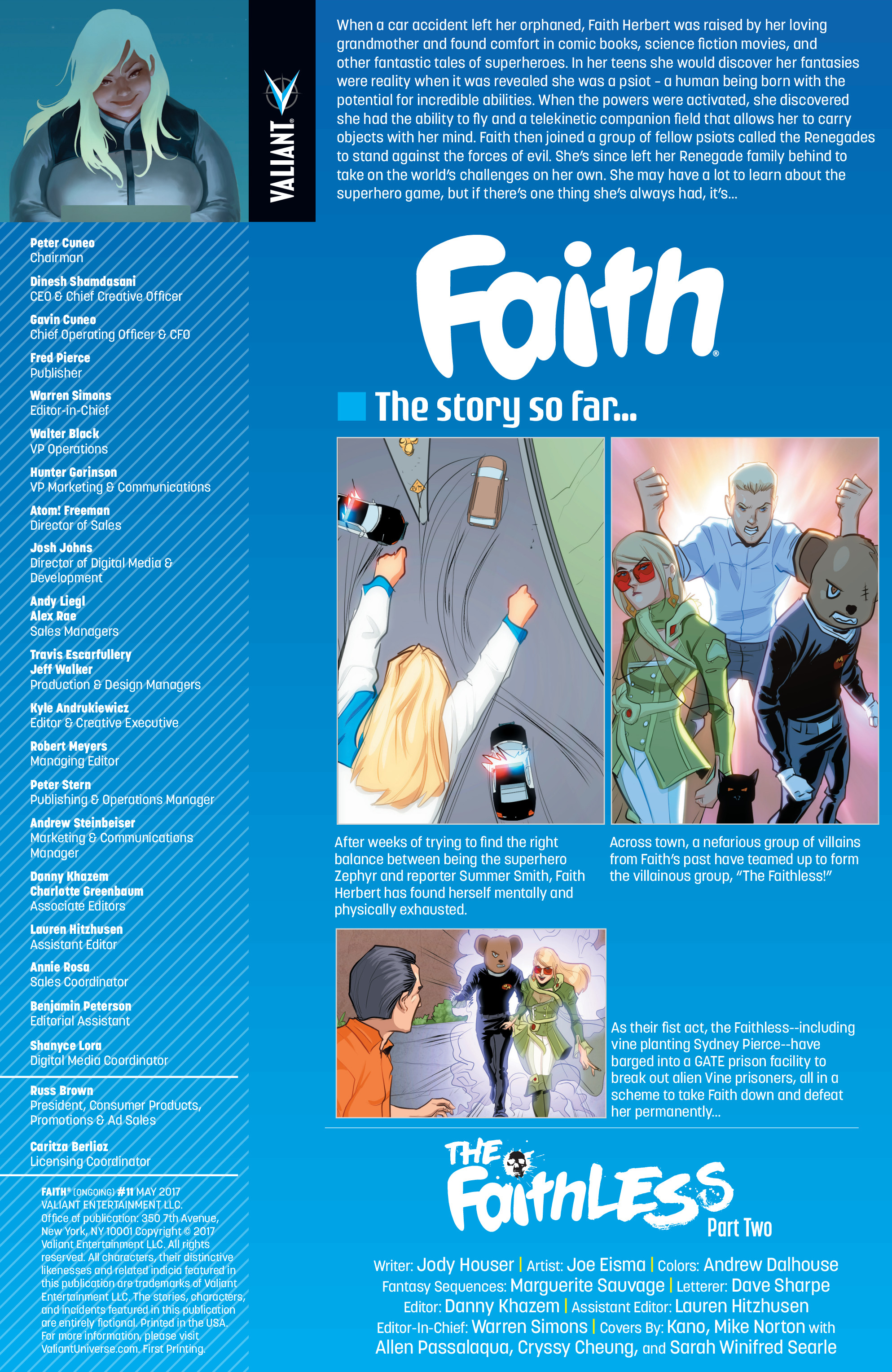 Read online Faith (II) comic -  Issue #11 - 2