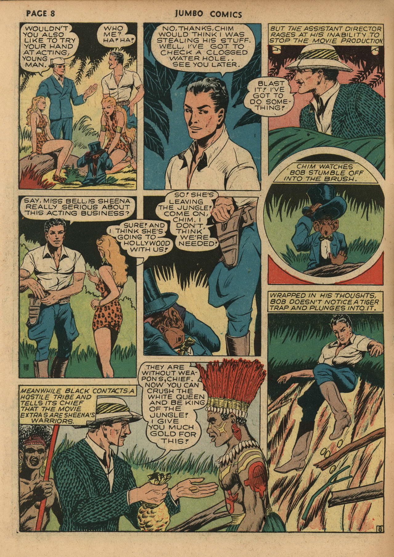Read online Jumbo Comics comic -  Issue #37 - 10