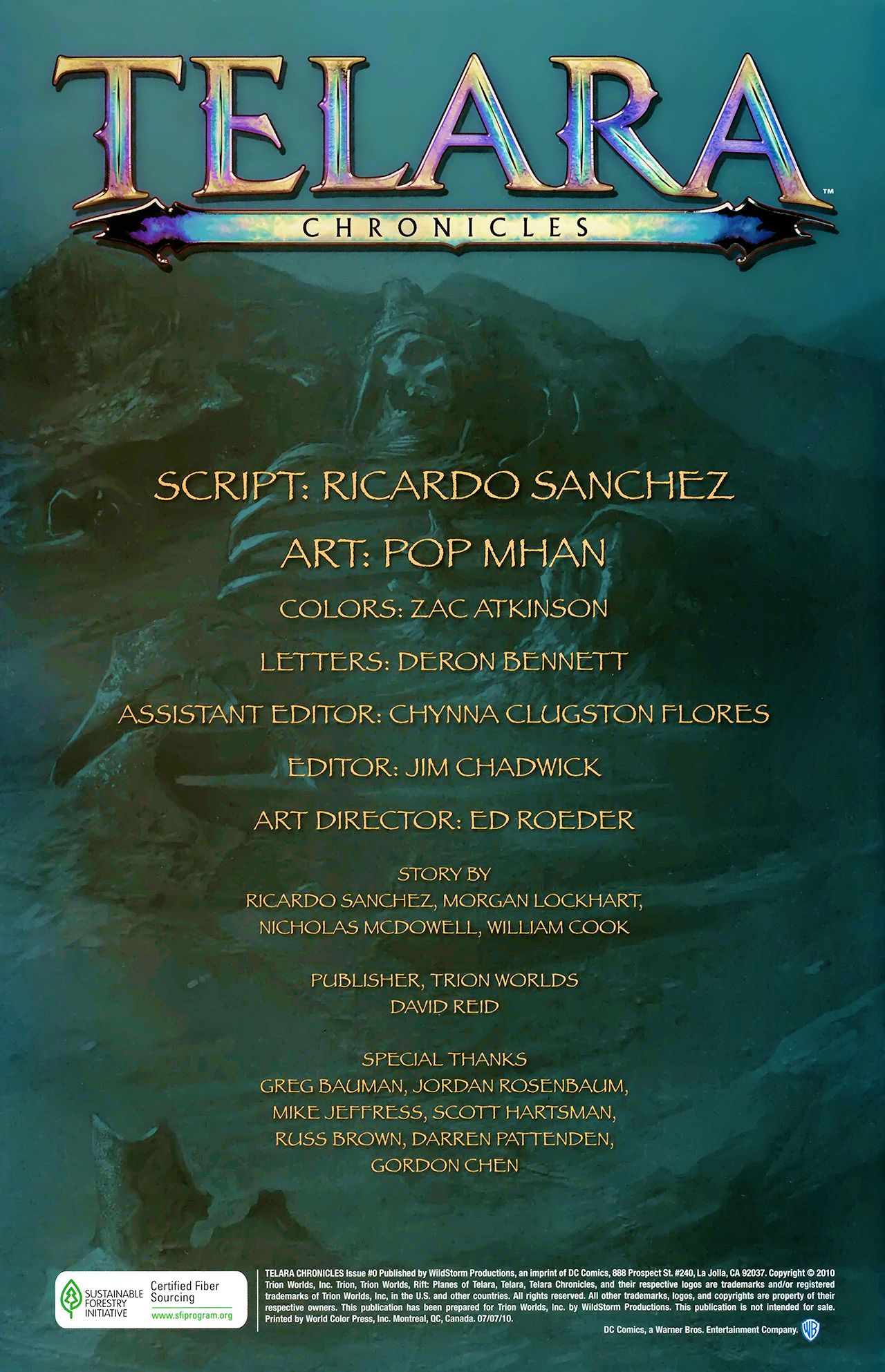 Read online Telara Chronicles comic -  Issue #0 - 2