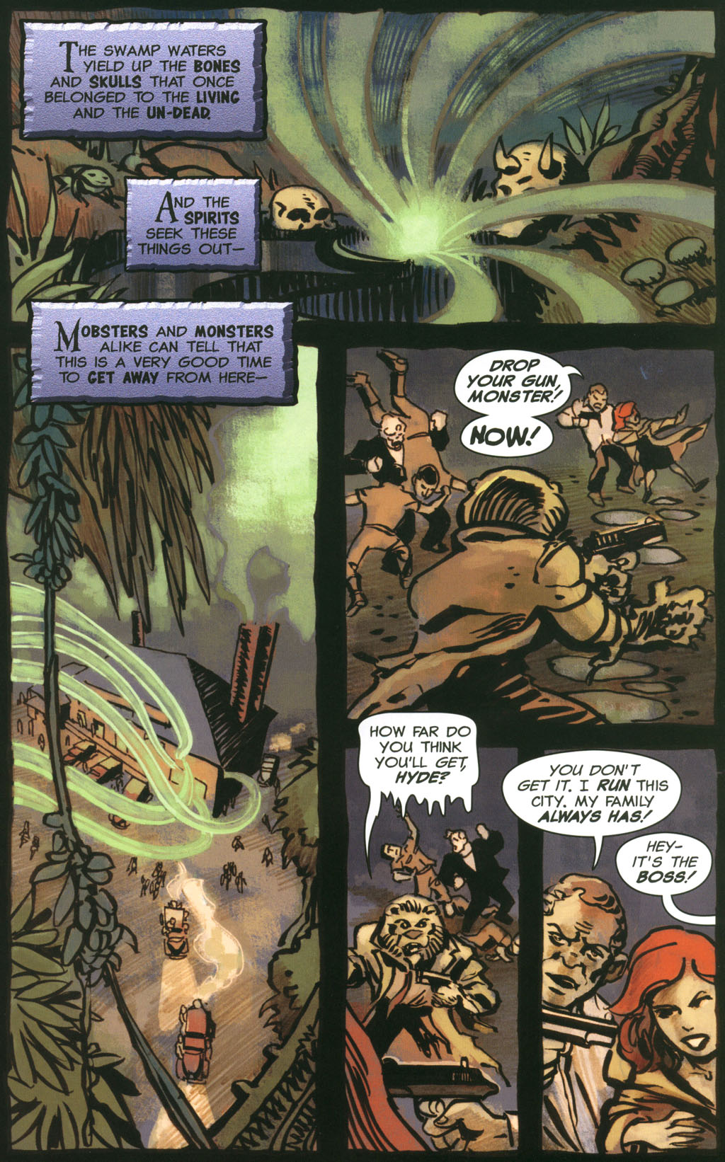 Read online Frankenstein Mobster comic -  Issue #6 - 14