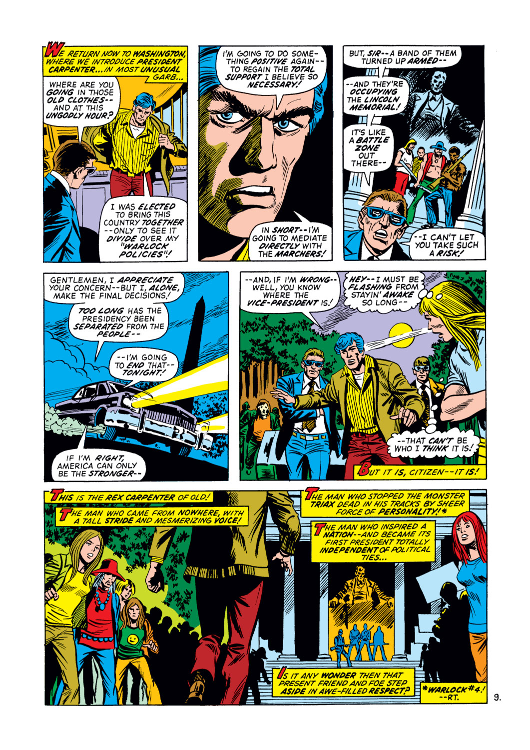 Read online Warlock (1972) comic -  Issue #8 - 10