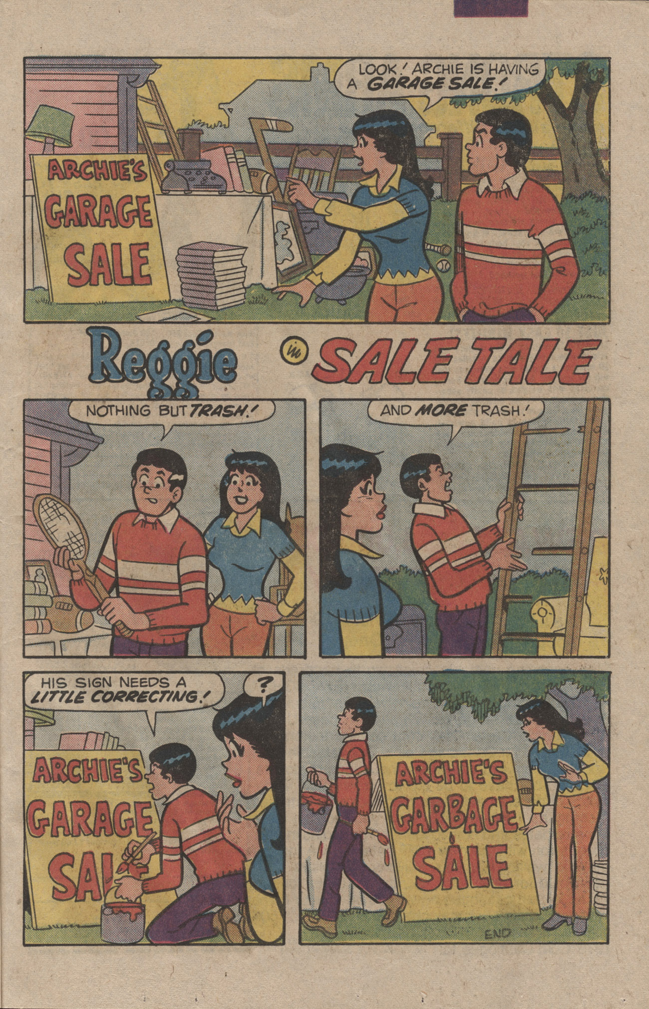 Read online Reggie and Me (1966) comic -  Issue #123 - 11