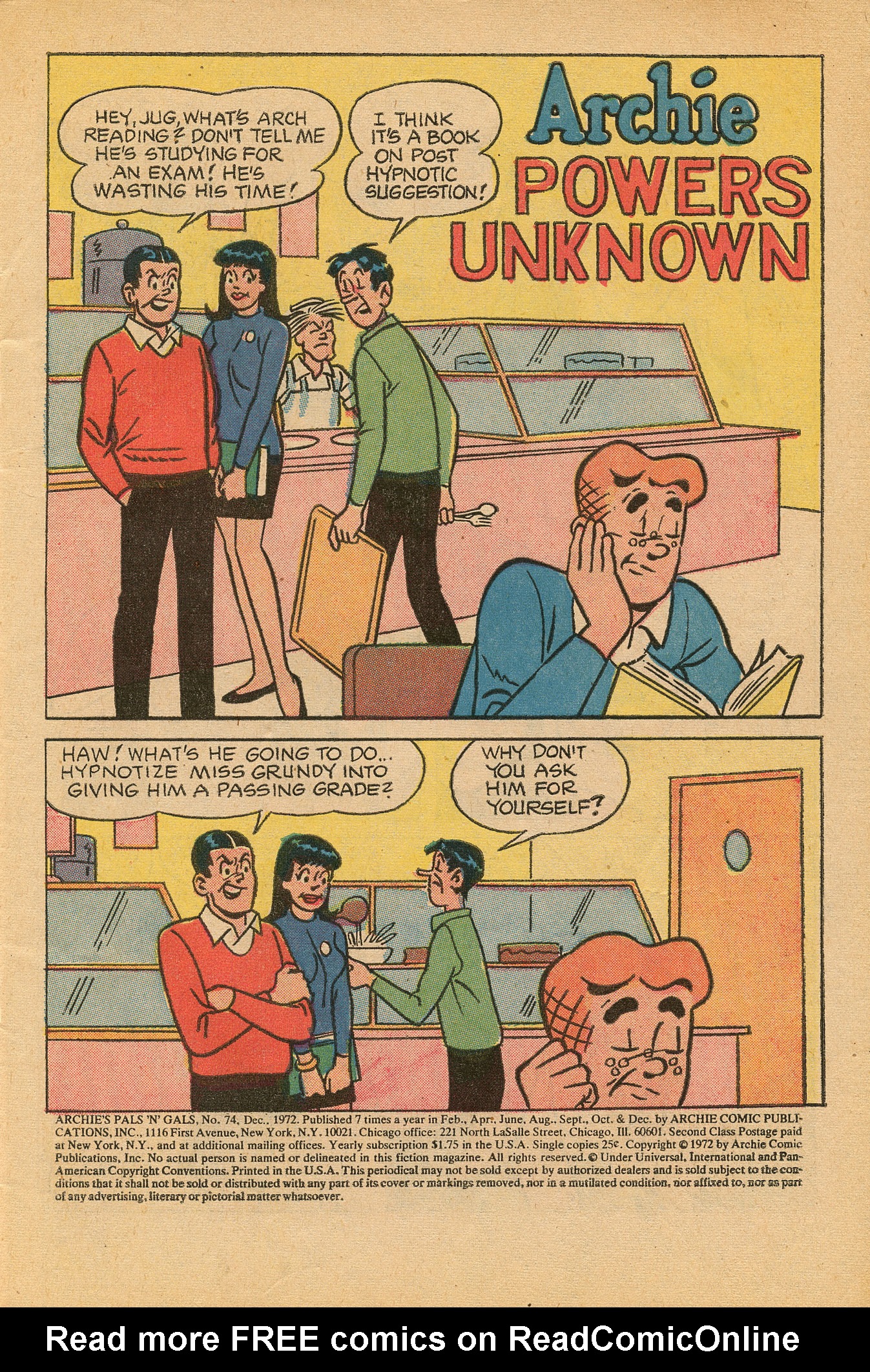 Read online Archie's Pals 'N' Gals (1952) comic -  Issue #74 - 3