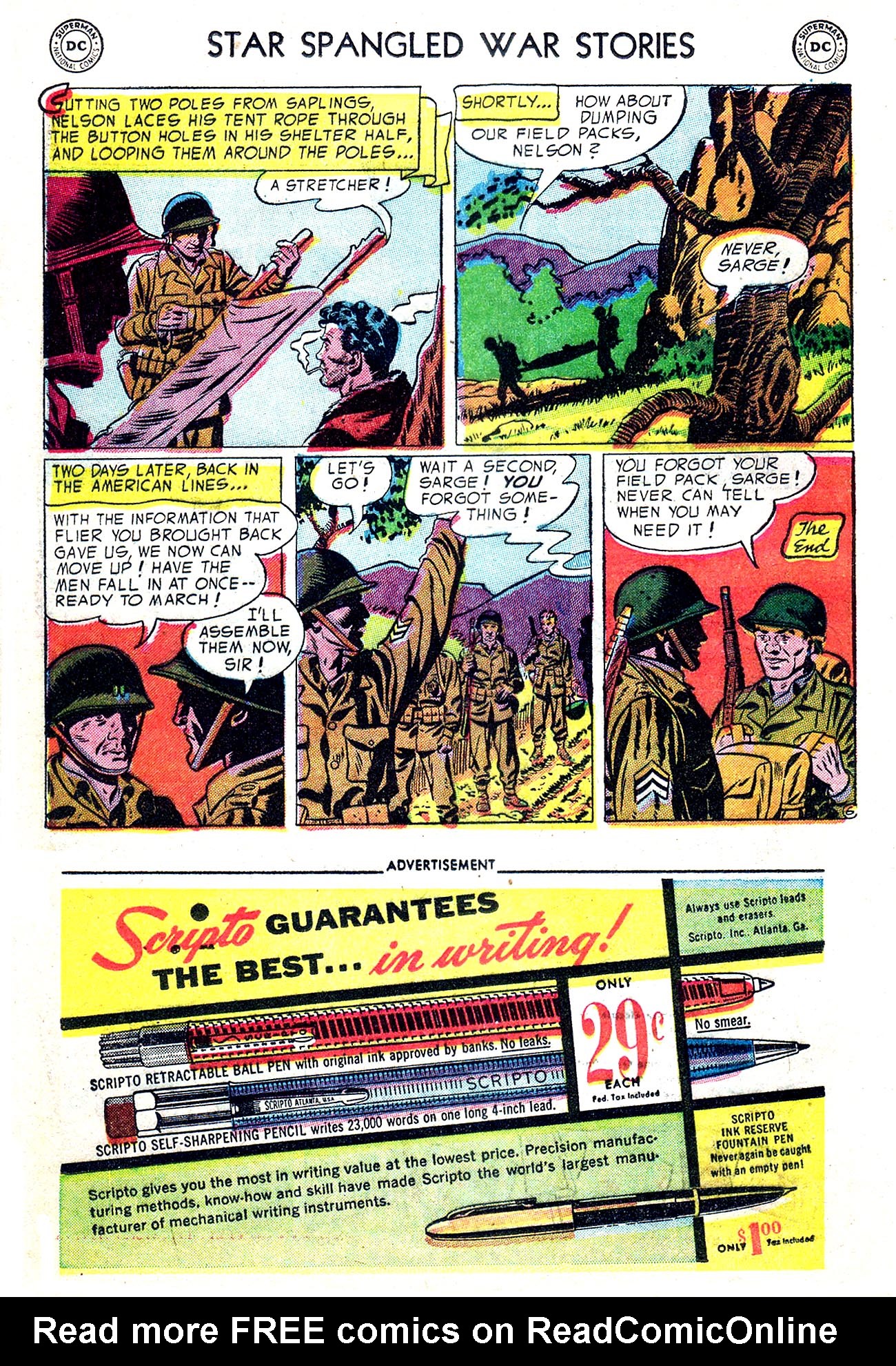 Read online Star Spangled War Stories (1952) comic -  Issue #23 - 16