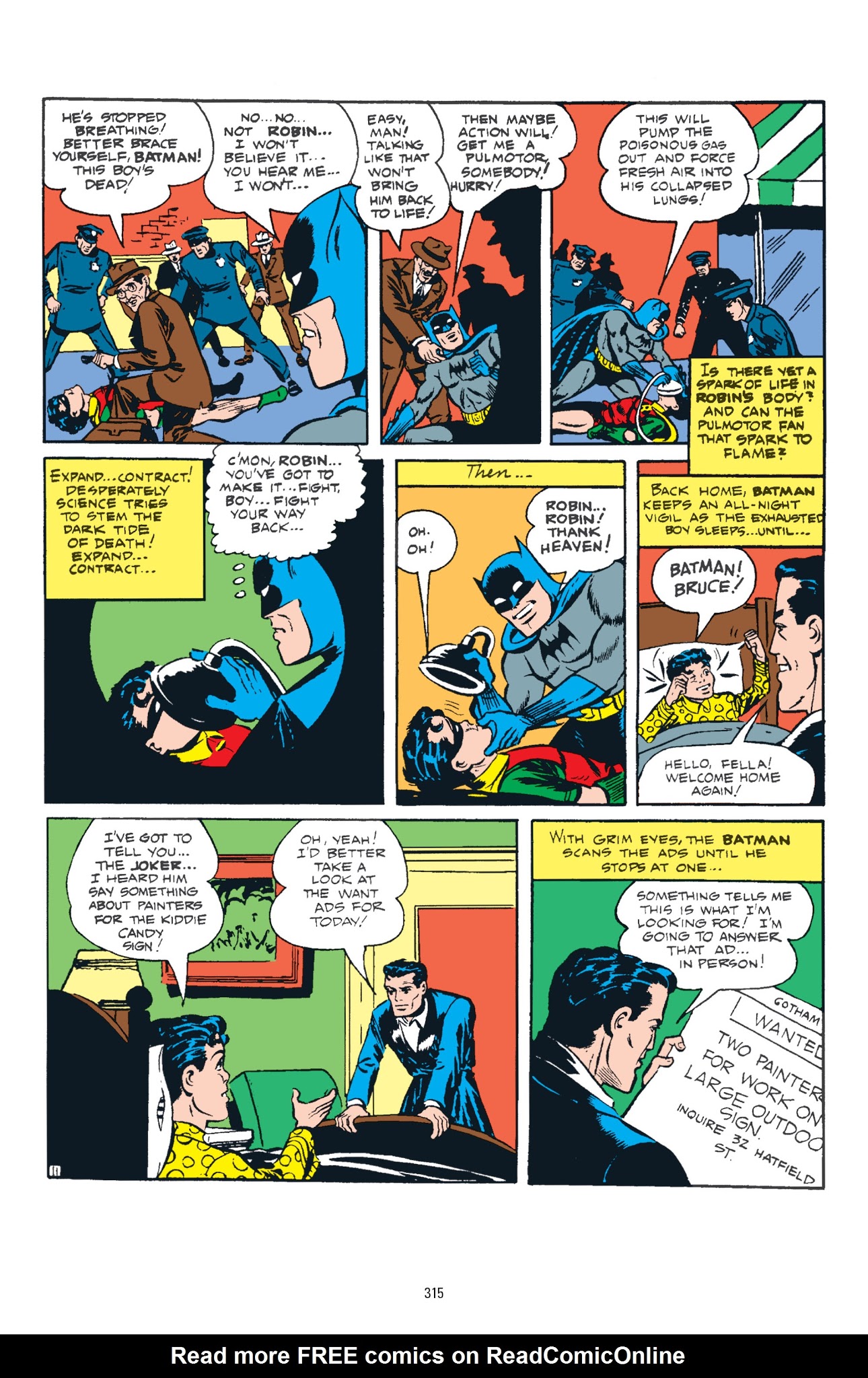 Read online Batman: The Golden Age Omnibus comic -  Issue # TPB 3 - 315