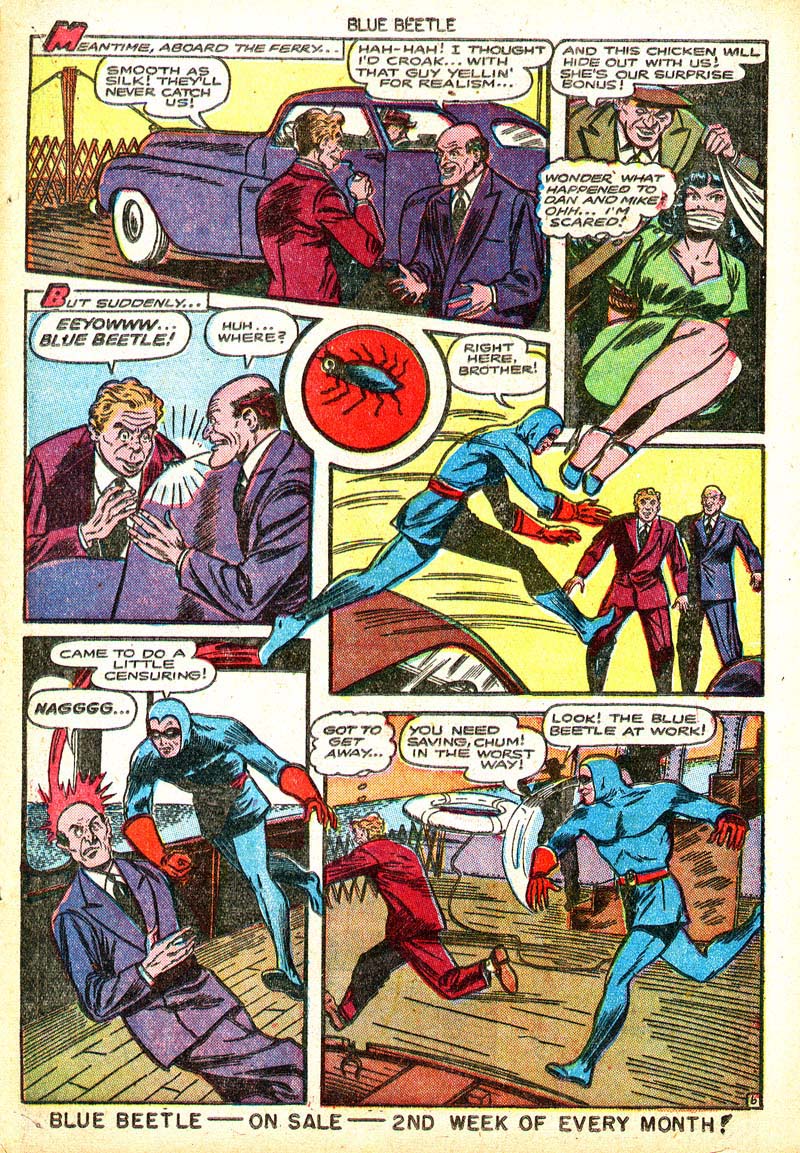 Read online The Blue Beetle comic -  Issue #53 - 7