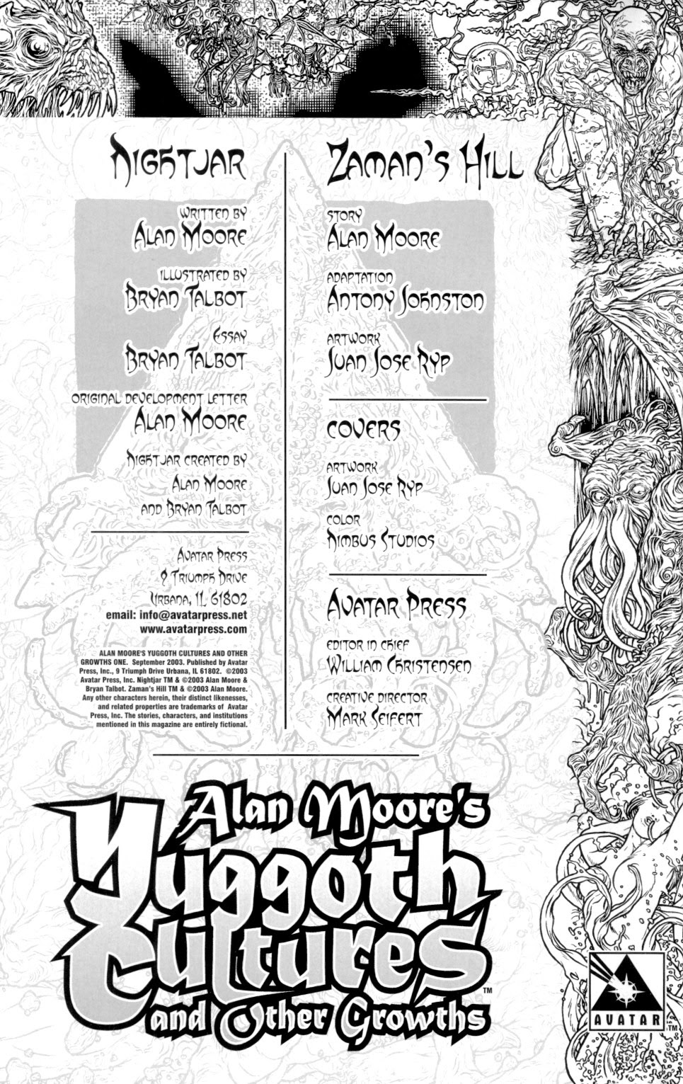 Alan Moore's Yuggoth Cultures and Other Growths issue 1 - Page 2