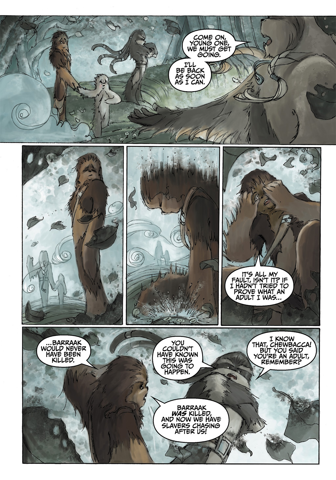 Read online Star Wars Adventures comic -  Issue # Issue Chewbacca and the Slavers of the Shadowlands - 44