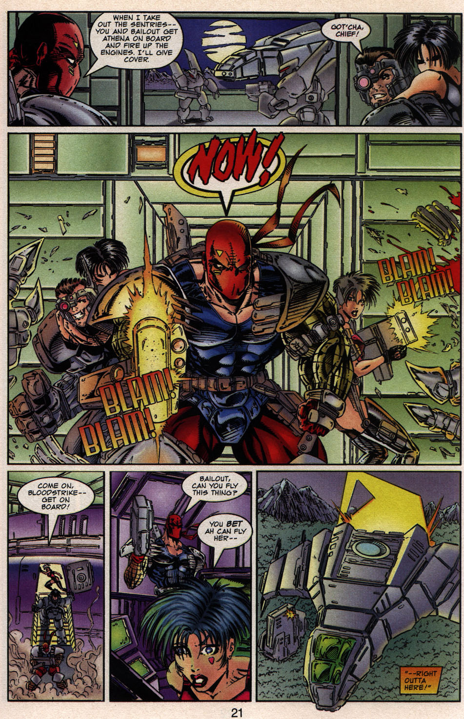 Read online Bloodstrike (1993) comic -  Issue #13 - 28