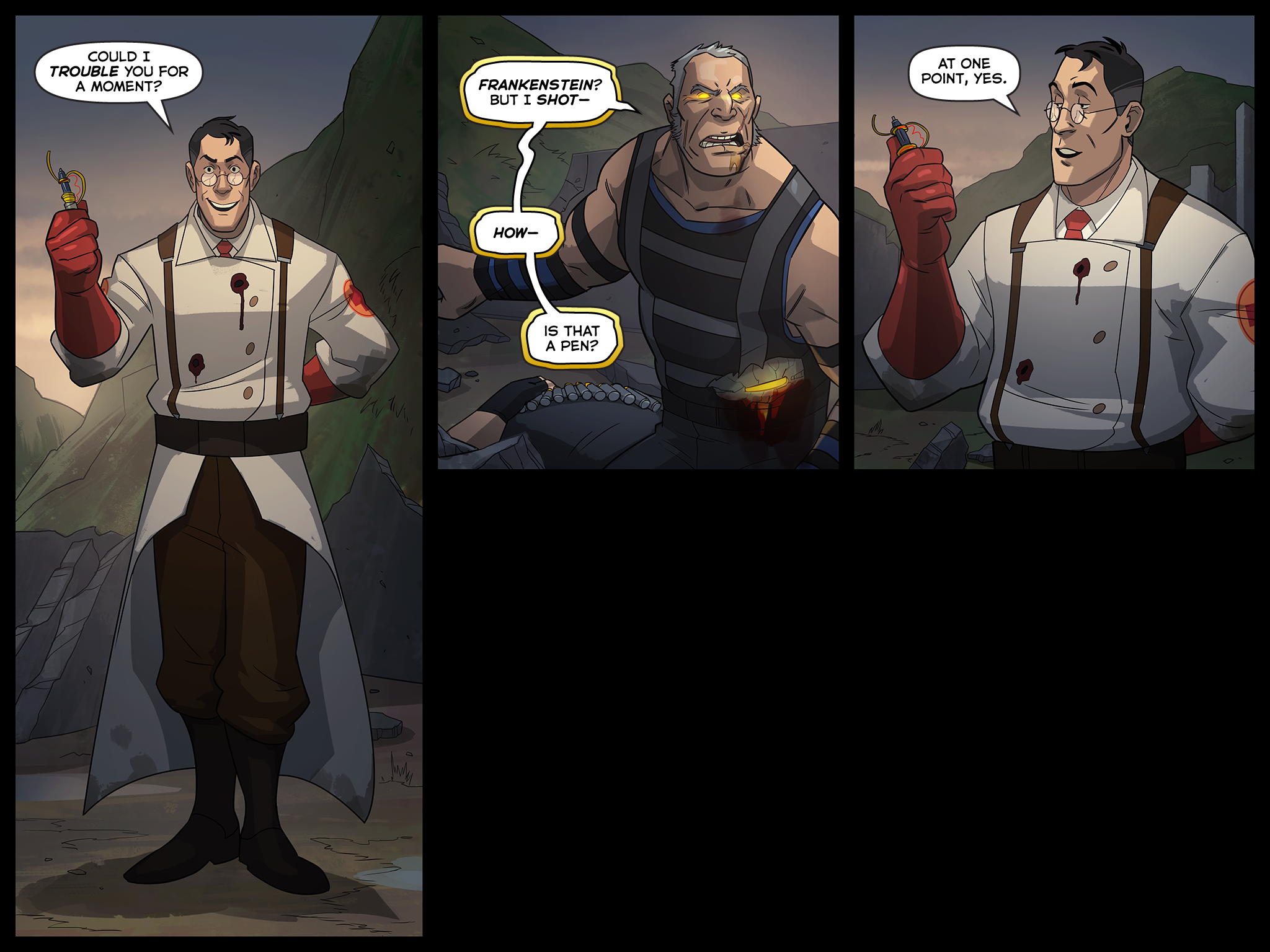 Read online Team Fortress 2 comic -  Issue #6 - 229