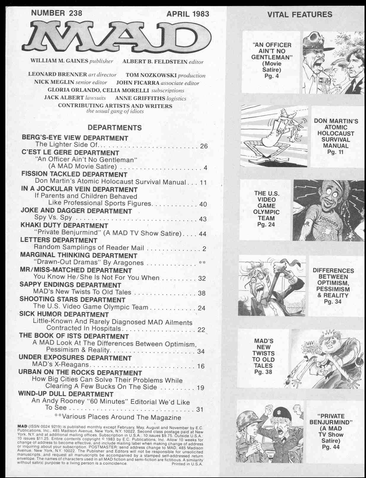 Read online MAD comic -  Issue #238 - 3