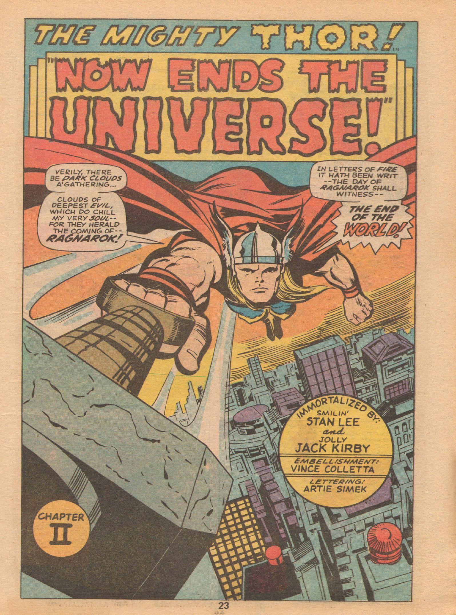 Read online Marvel Treasury Edition comic -  Issue #10 - 23