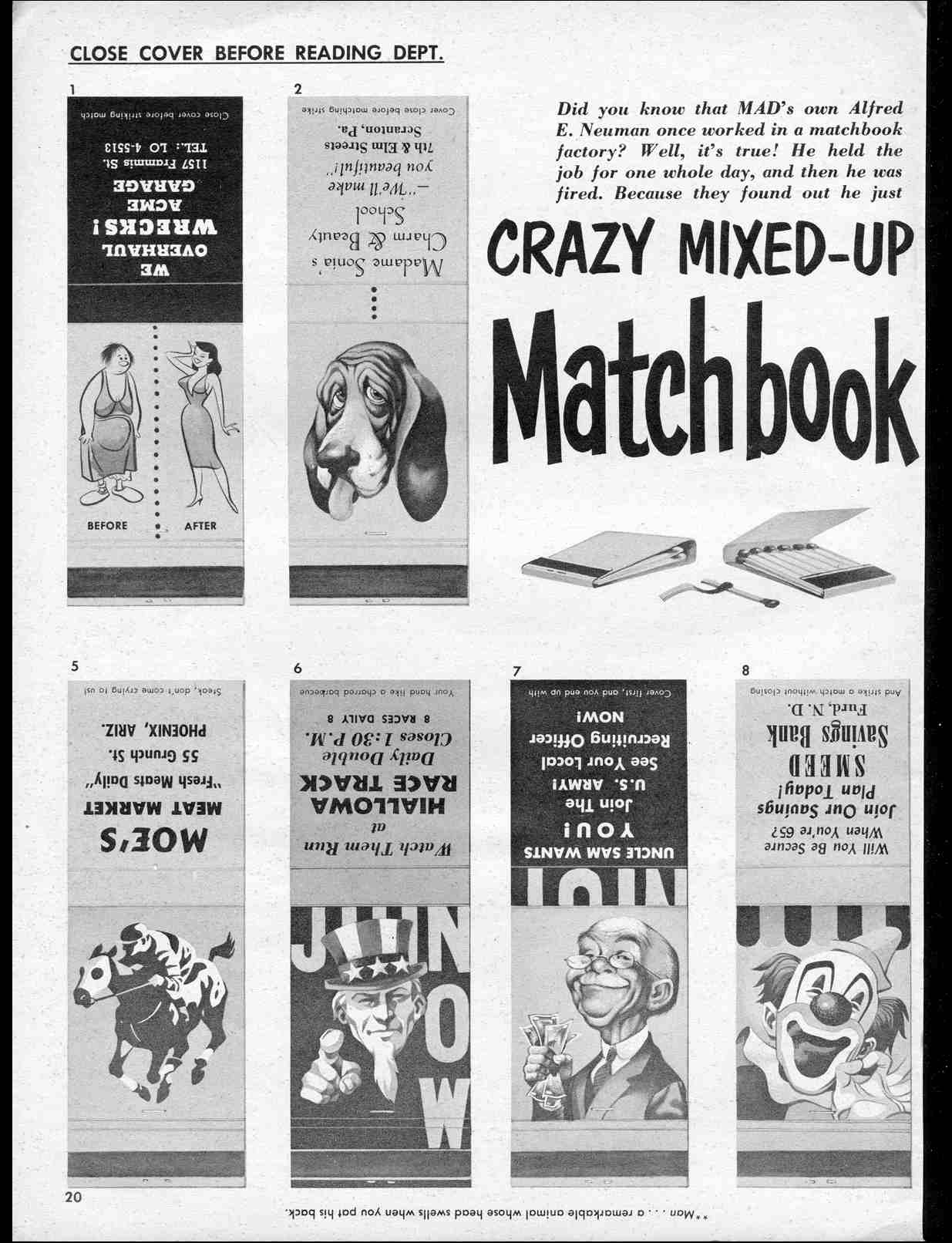 Read online MAD comic -  Issue #38 - 22