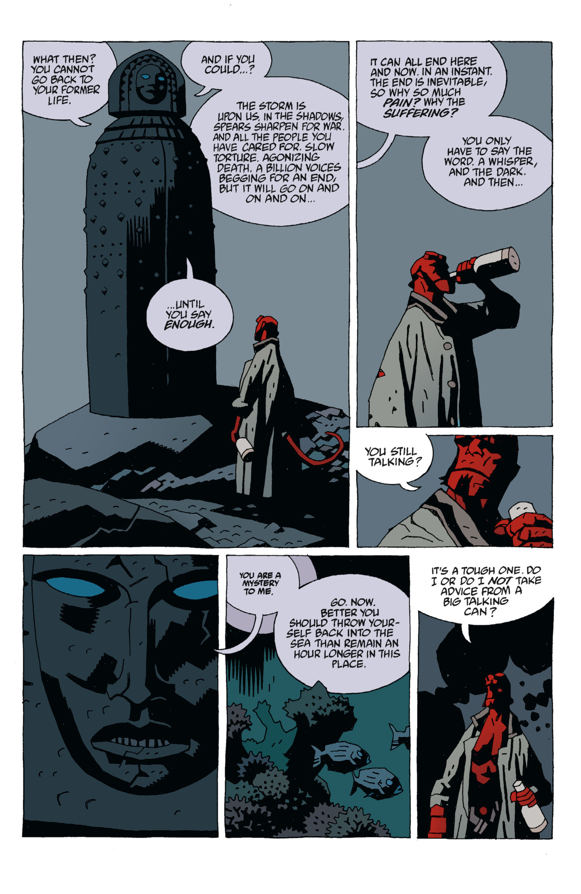 Read online Hellboy comic -  Issue #6 - 77