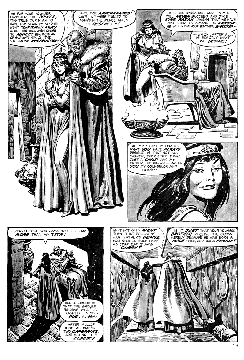 The Savage Sword Of Conan issue 71 - Page 23