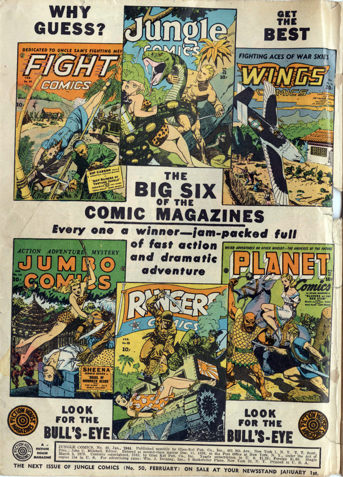 Read online Jungle Comics comic -  Issue #49 - 2