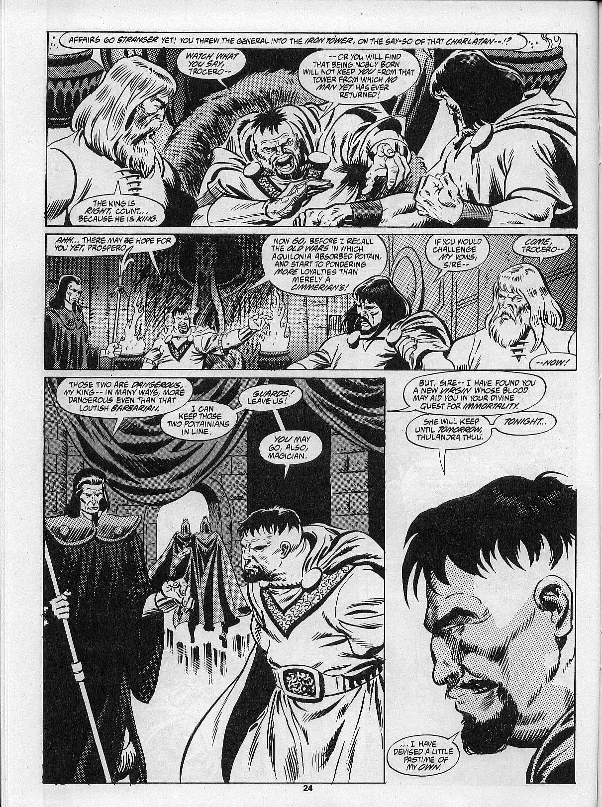 Read online The Savage Sword Of Conan comic -  Issue #201 - 26
