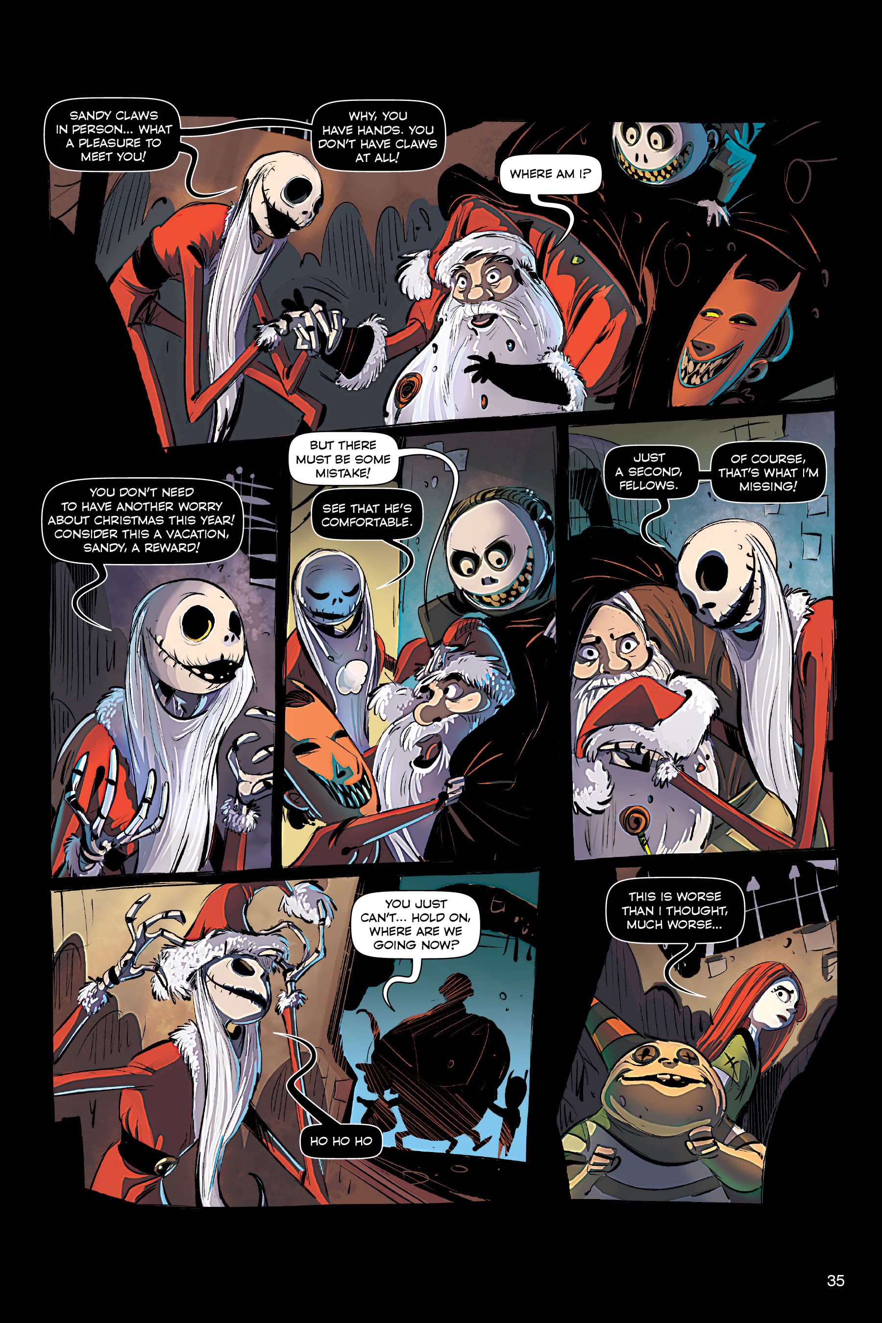 Read online Disney The Nightmare Before Christmas: The Story of the Movie in Comics comic -  Issue # Full - 34