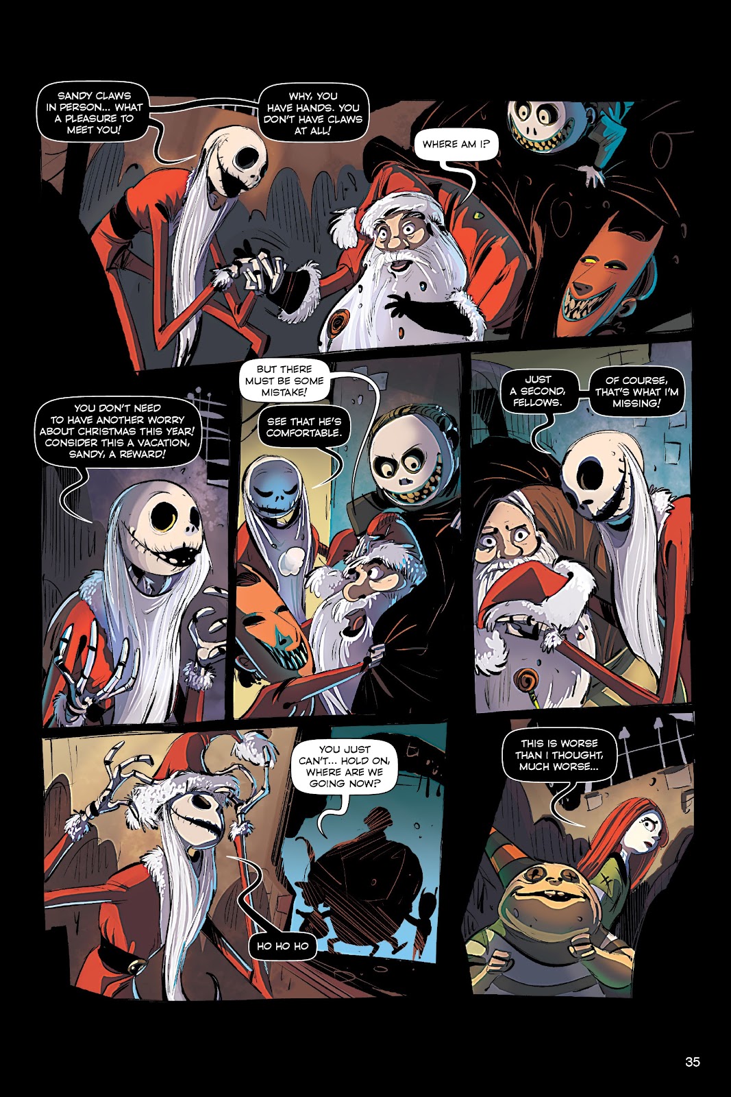 Disney The Nightmare Before Christmas: The Story of the Movie in Comics issue Full - Page 34