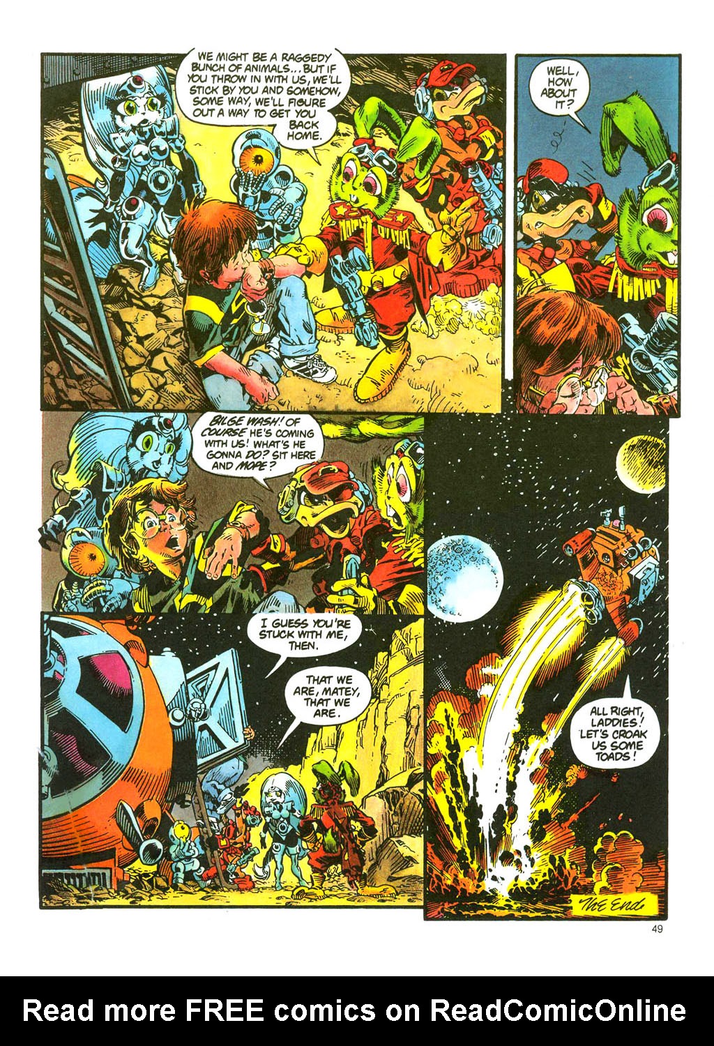 Read online Bucky O'Hare (1986) comic -  Issue # TPB - 51