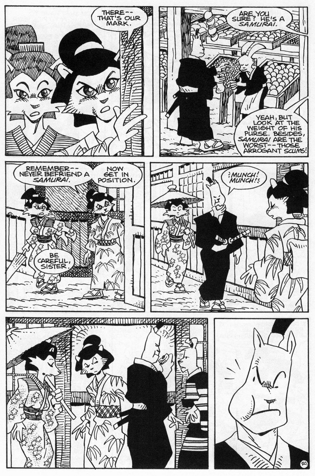 Usagi Yojimbo (1996) Issue #52 #52 - English 22