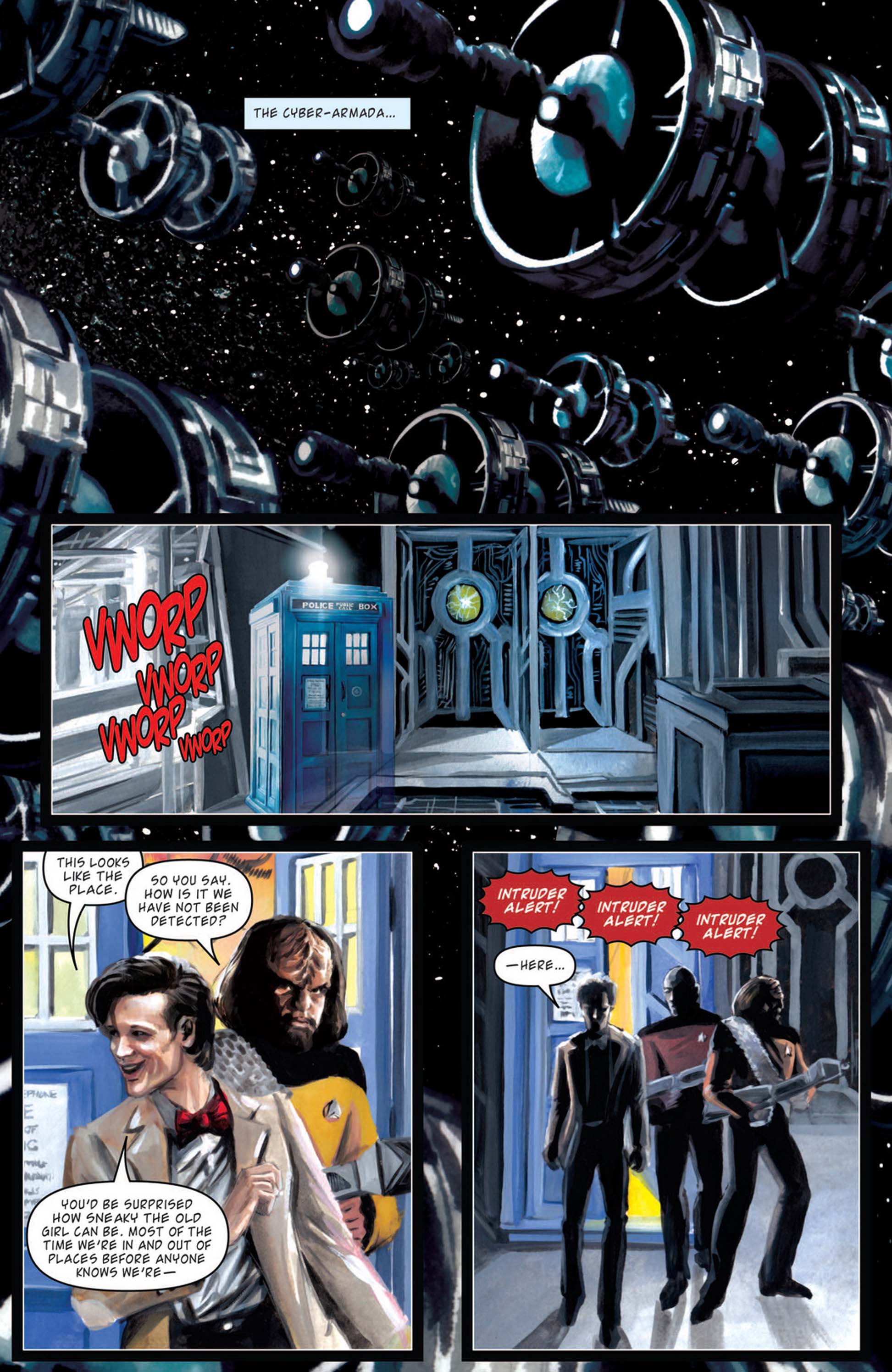 Read online Star Trek: The Next Generation/Doctor Who: Assimilation² comic -  Issue #7 - 18