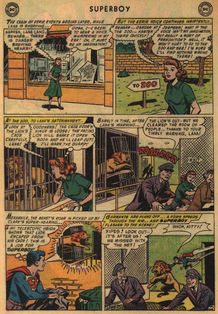 Read online Superboy (1949) comic -  Issue #52 - 3
