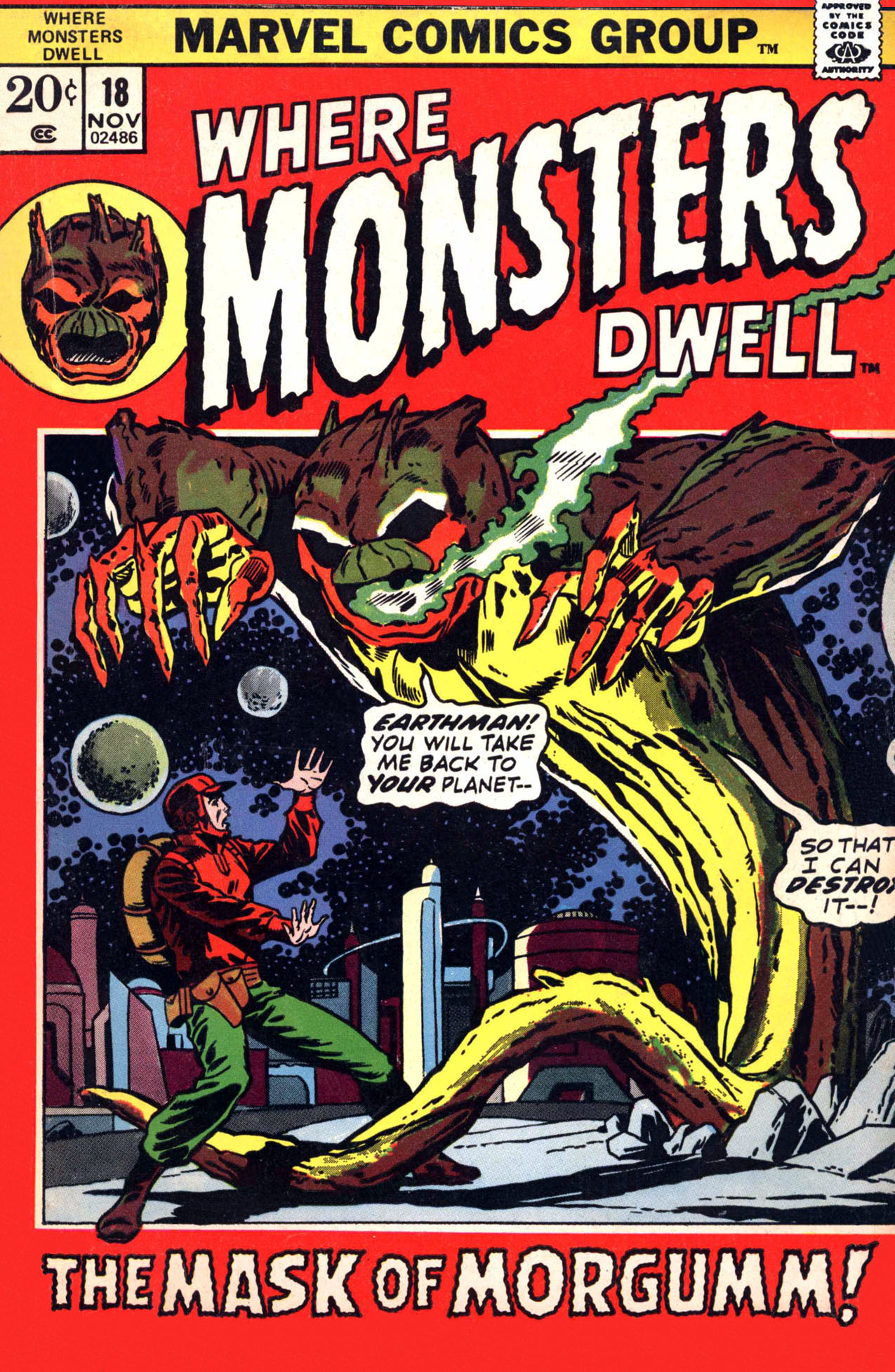 Read online Where Monsters Dwell (1970) comic -  Issue #18 - 1