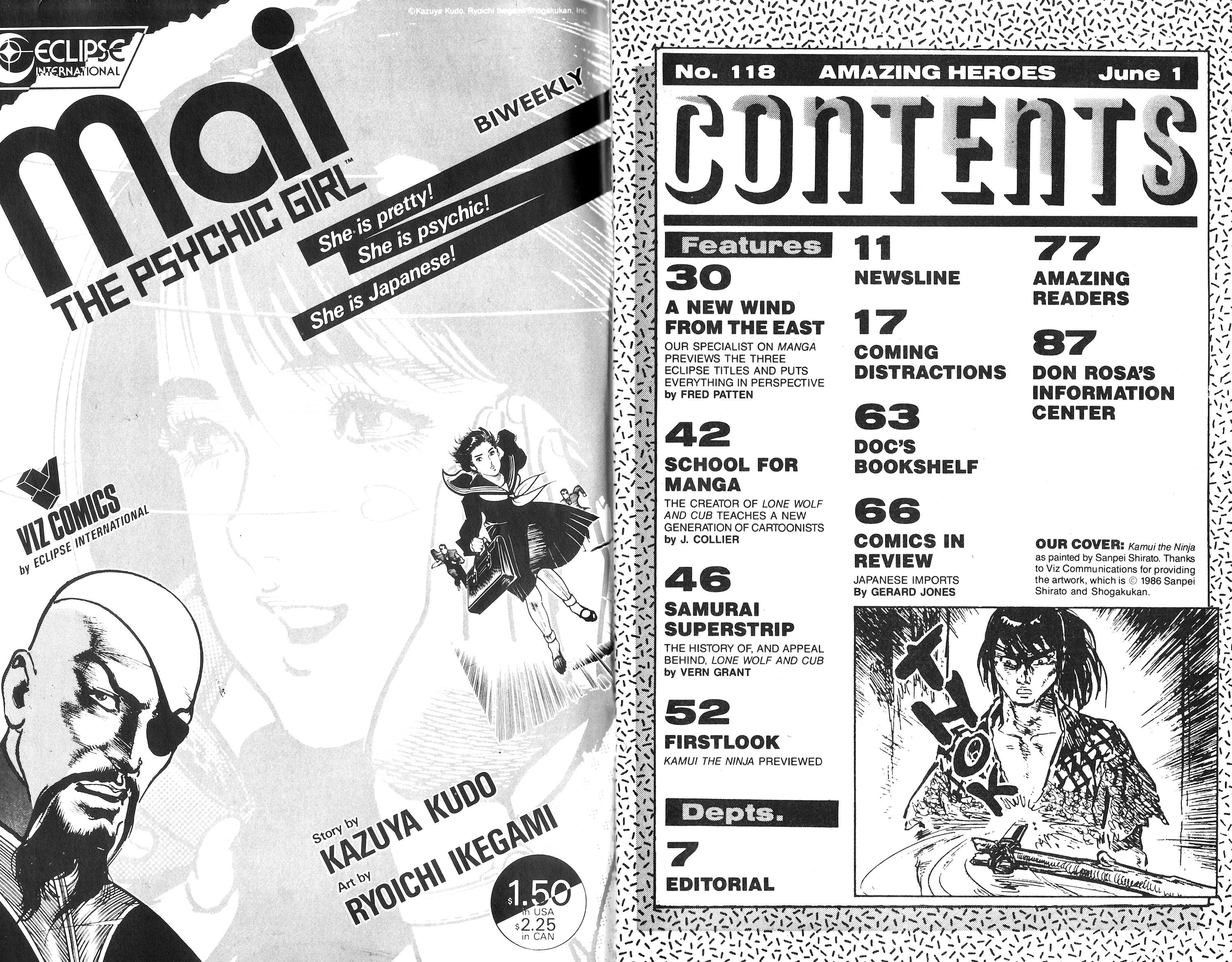 Read online Amazing Heroes comic -  Issue #118 - 2